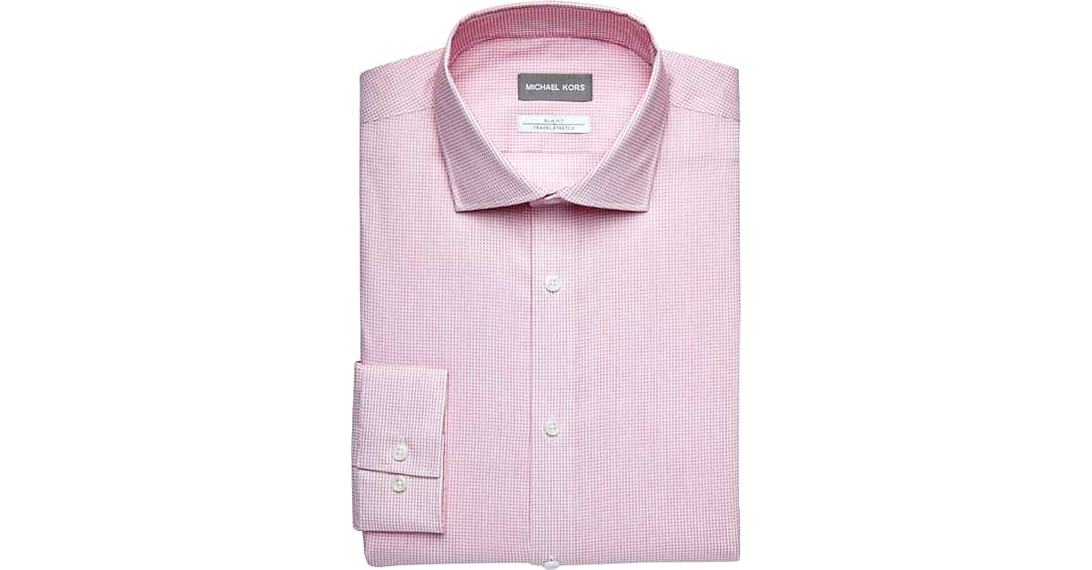 michael kors pink dress shirt