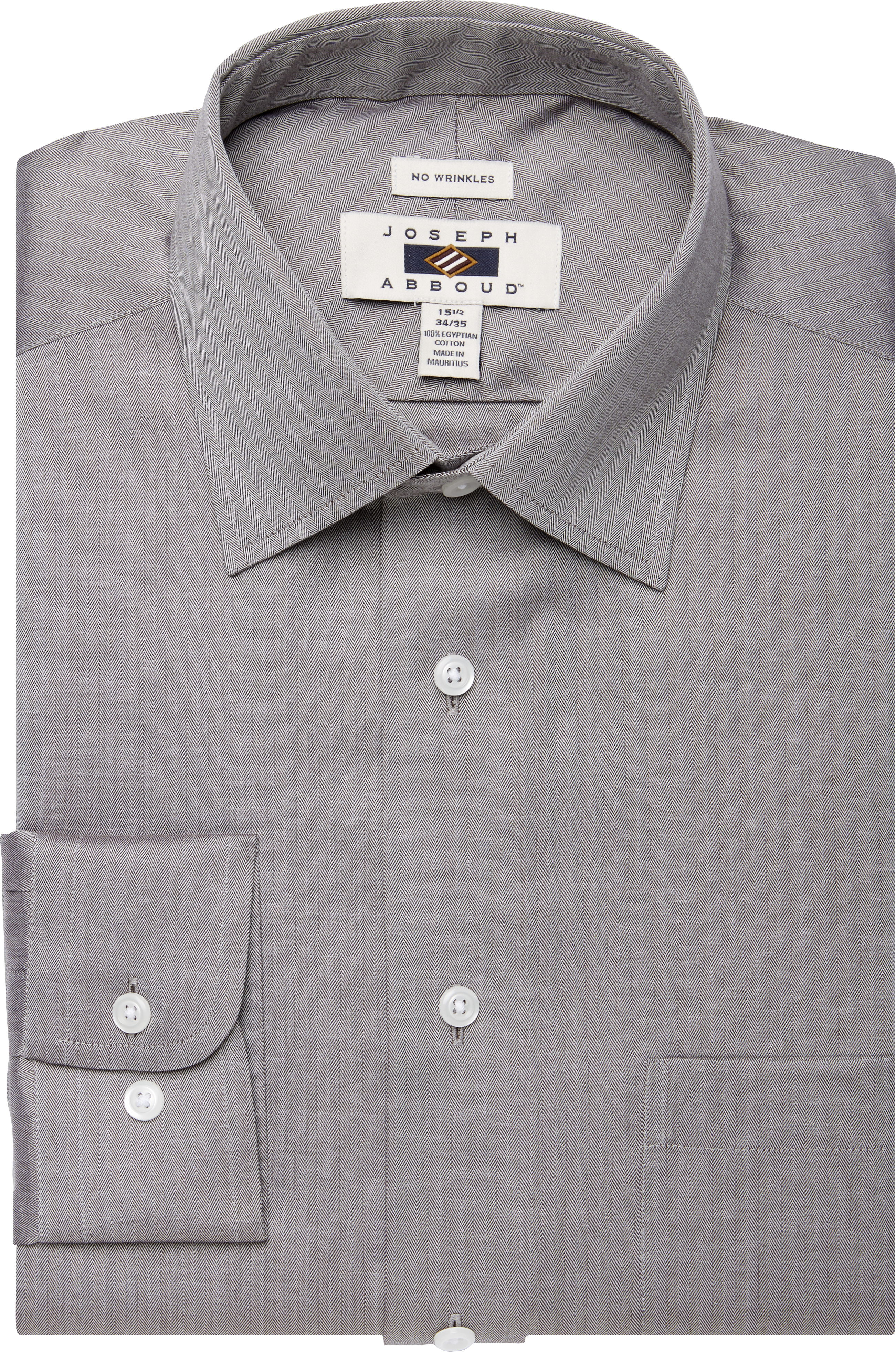 white herringbone dress shirt