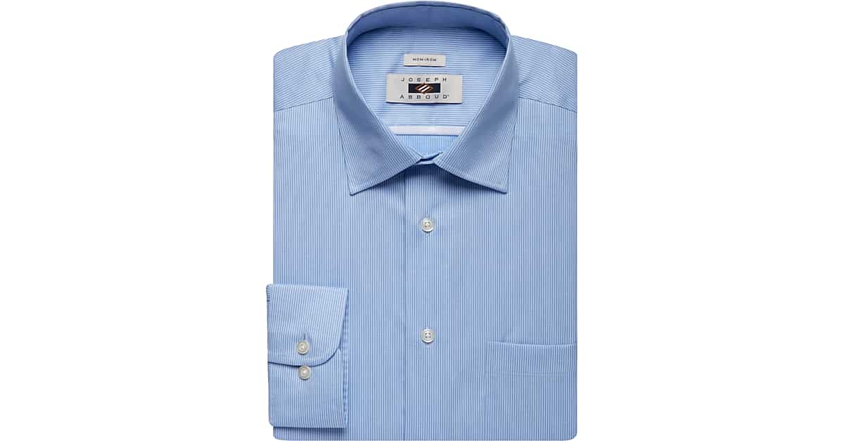 Joseph Abboud Blue Stripe Modern Fit Dress Shirt - Men's Sale | Men's ...