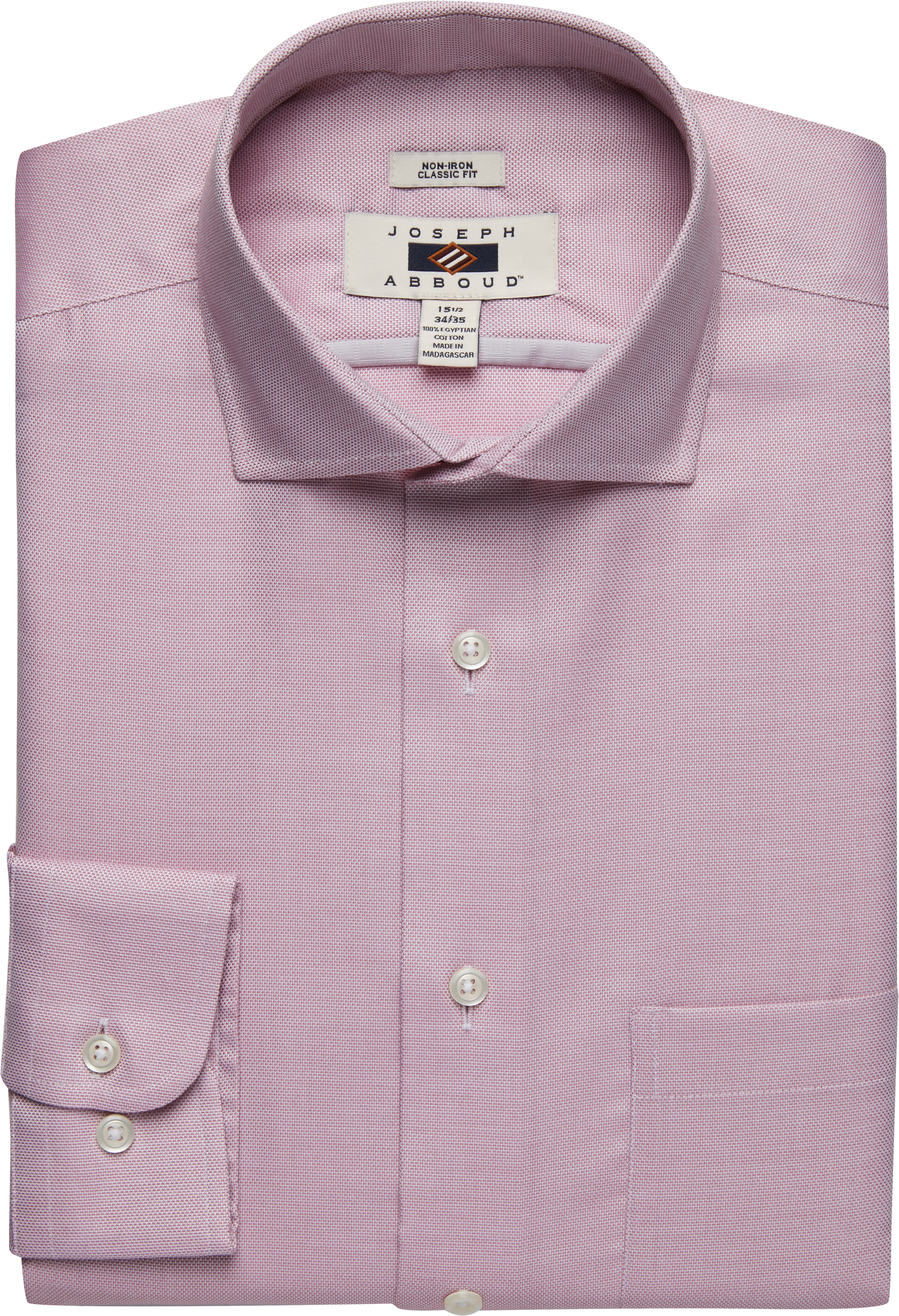 Joseph Abboud Burgundy Dot Classic Fit Dress Shirt - Men's Shirts | Men ...