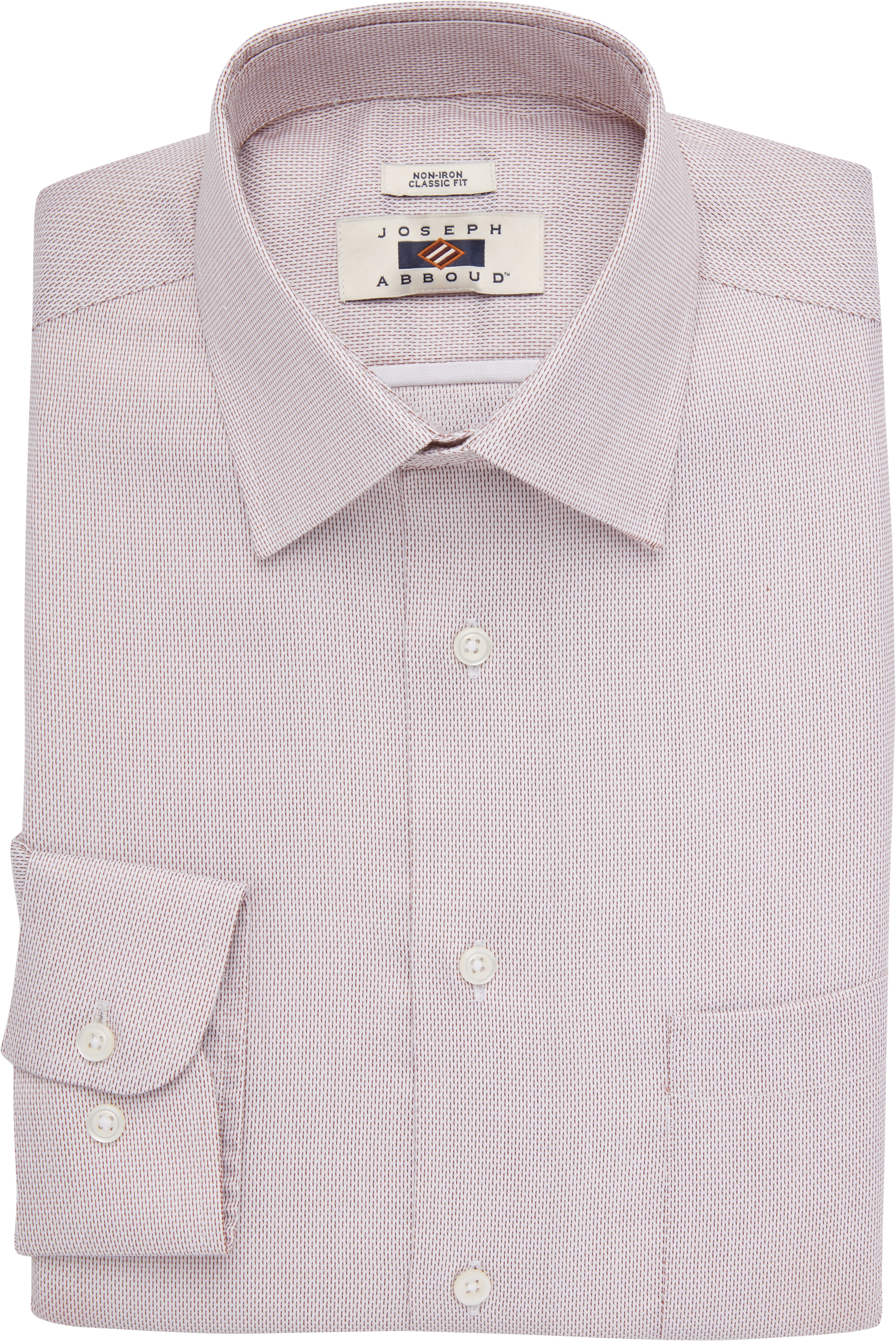 Joseph Abboud Tan Classic Fit Dress Shirt - Men's Sale | Men's Wearhouse