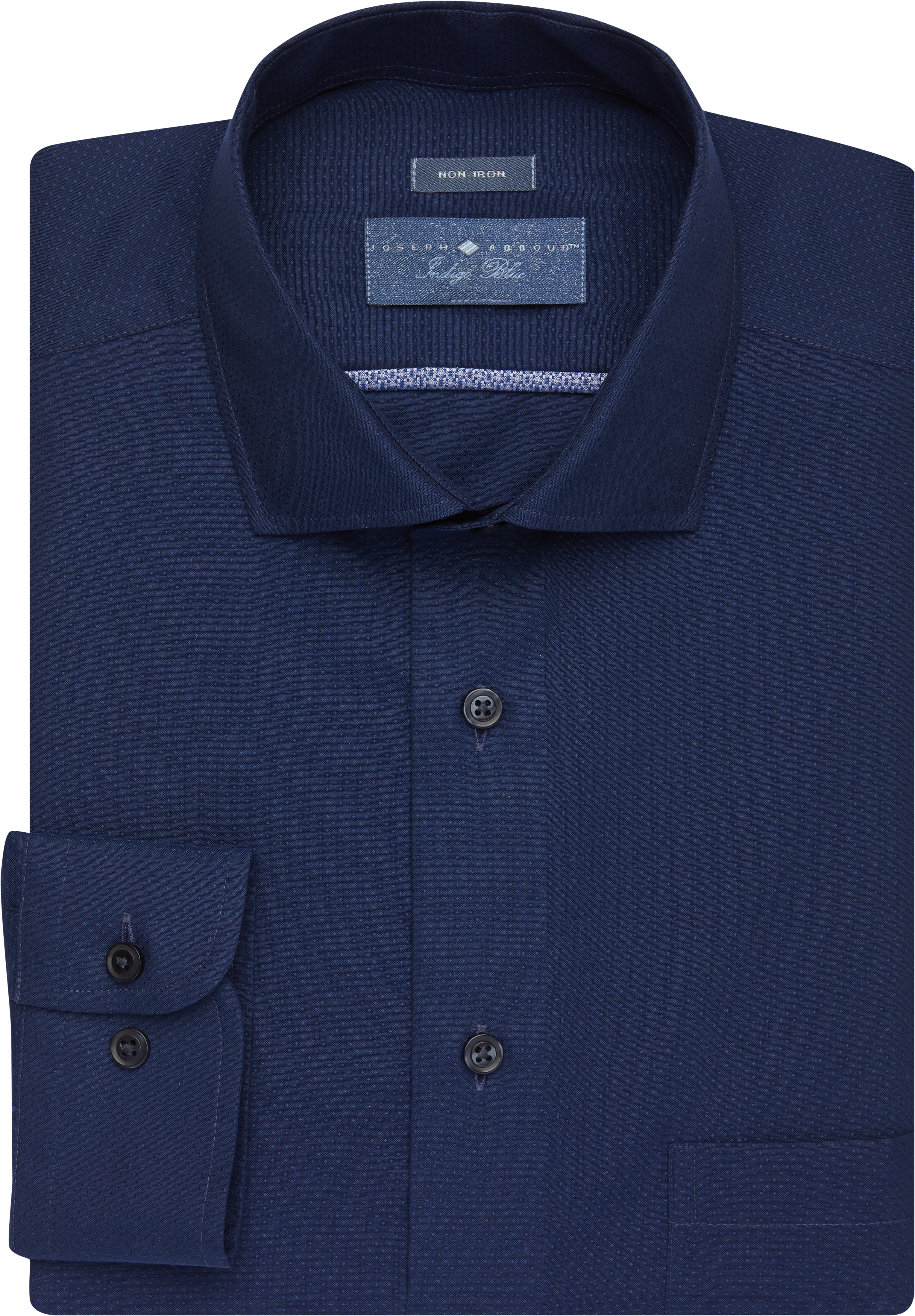 Joseph Abboud Indigo Blue Dress Shirt, Navy Dot - Men's Sale | Men's