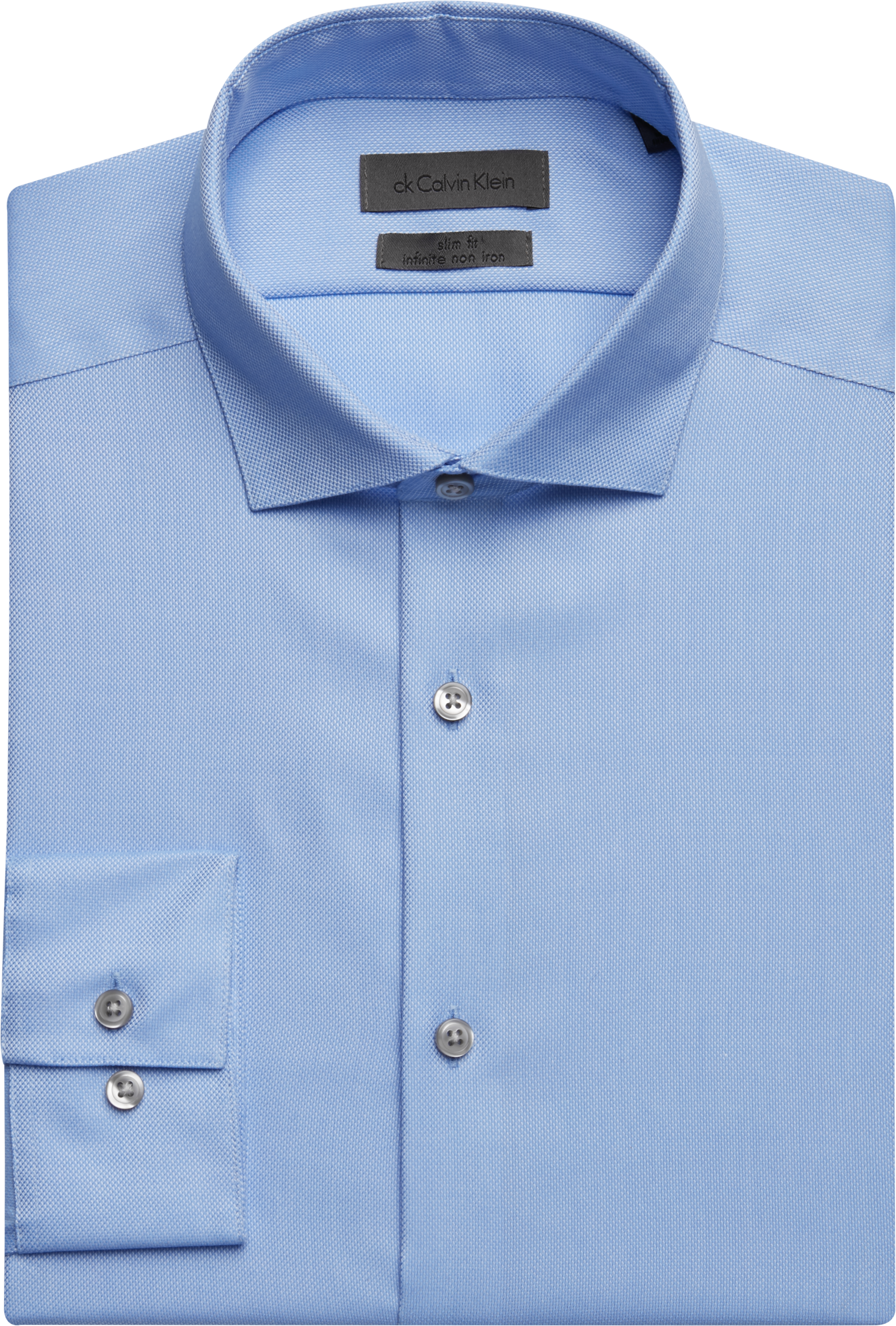 Calvin Klein Infinite Powder Blue Slim Fit Dress Shirt - Men's Sale ...