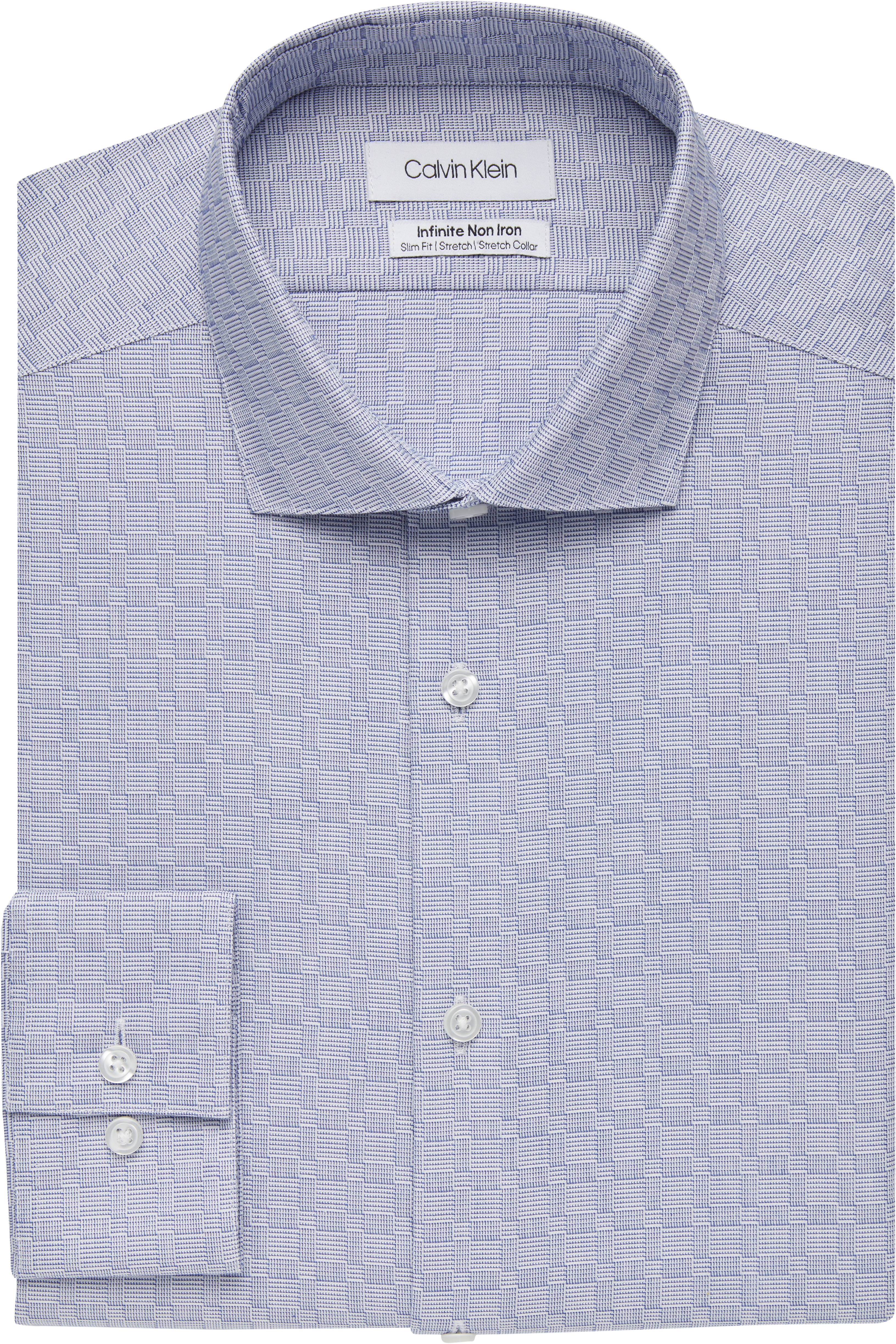 calvin klein non iron slim fit dress shirt