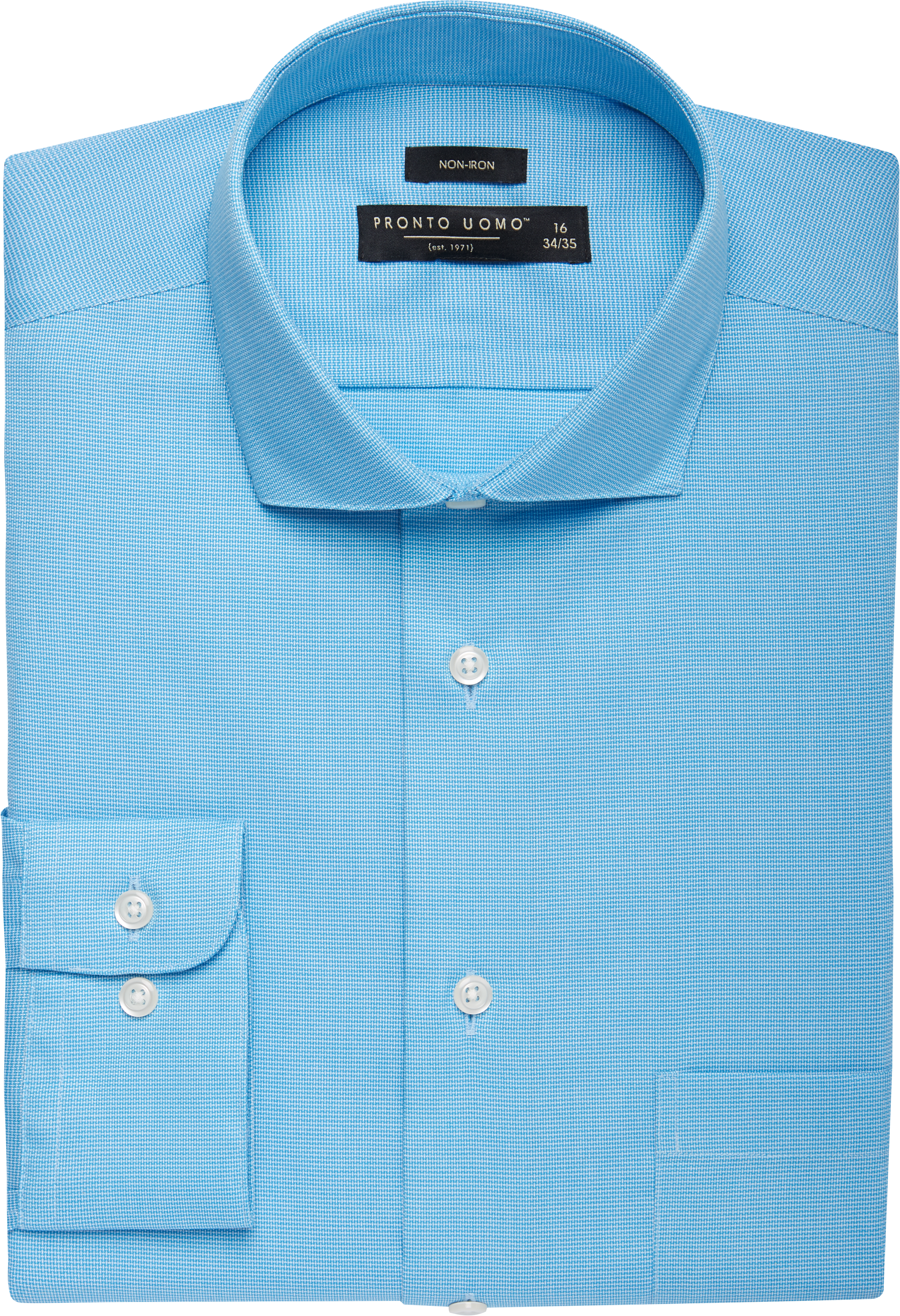 Pronto Uomo Ocean Blue Dress Shirt - Men's Sale | Men's Wearhouse