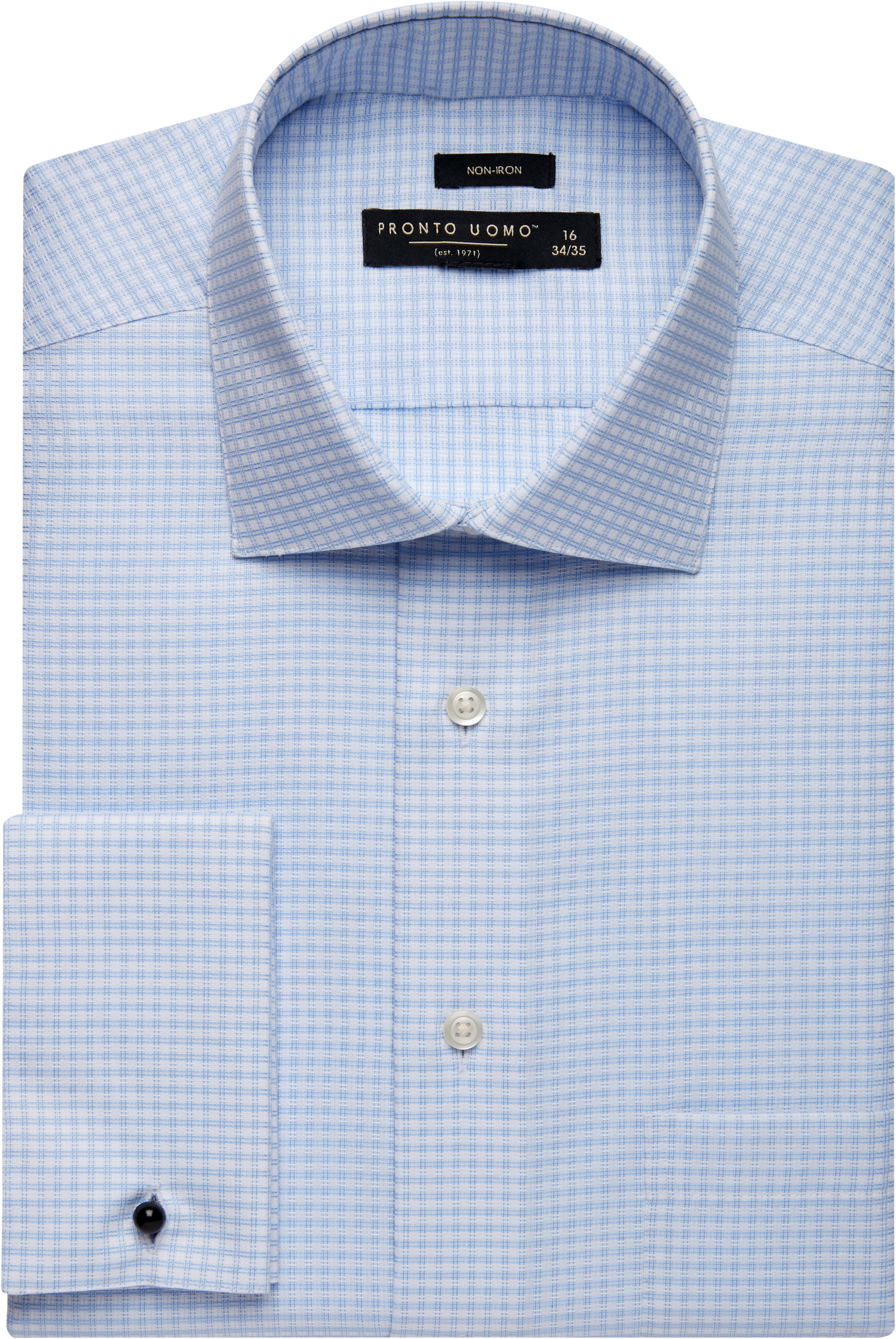 light blue french cuff dress shirt