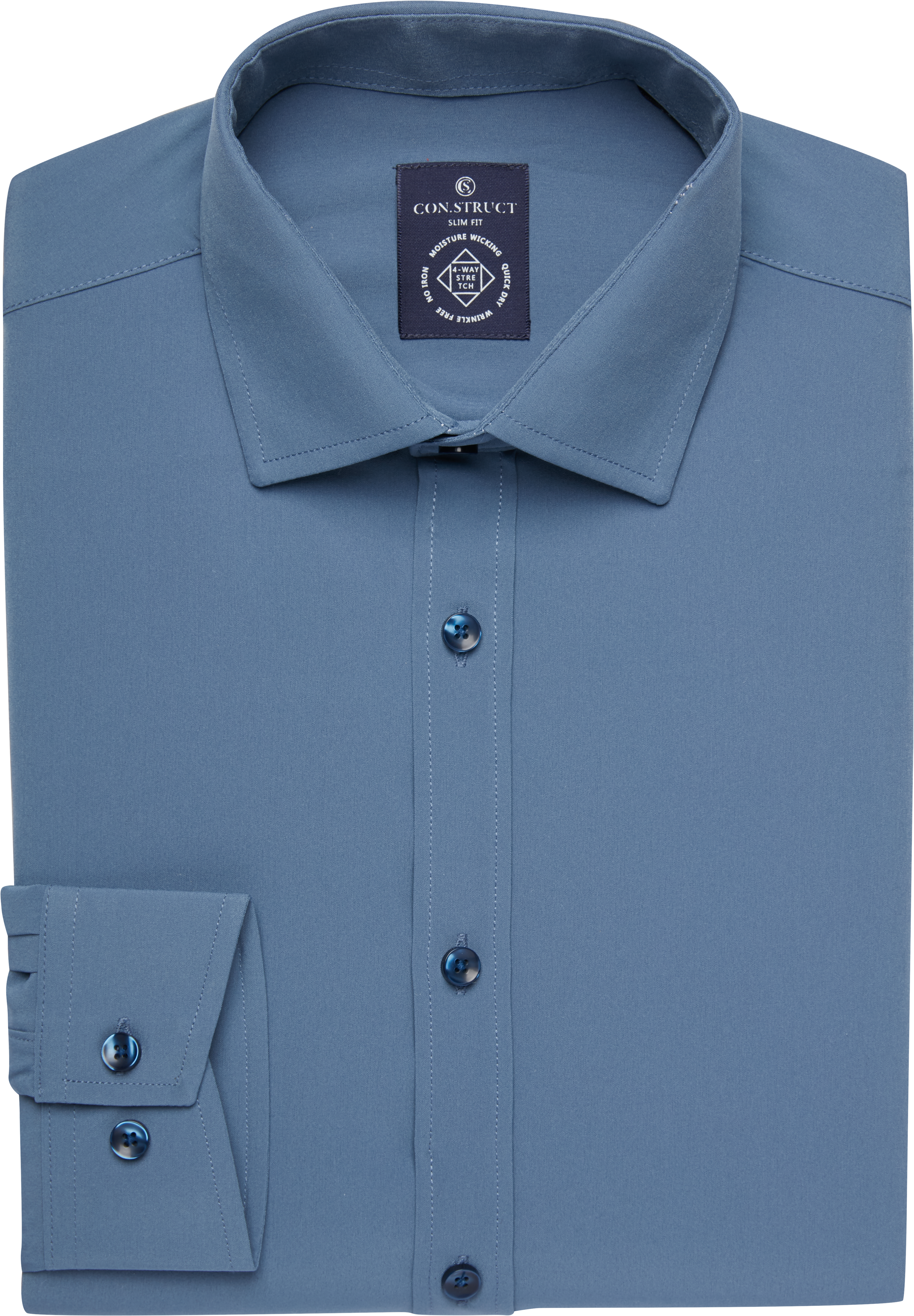 blue collar shirt mens