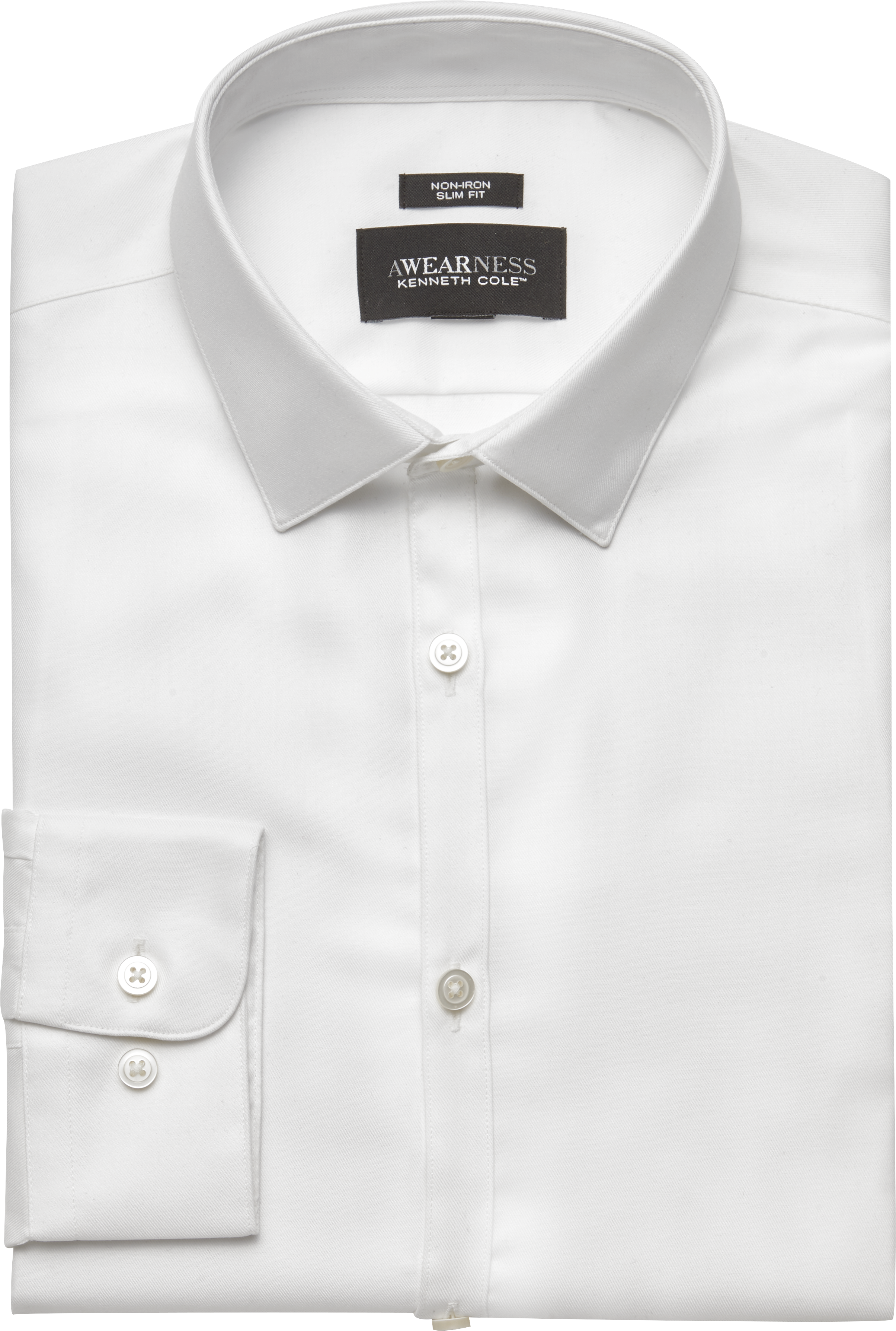 kenneth cole white dress shirt