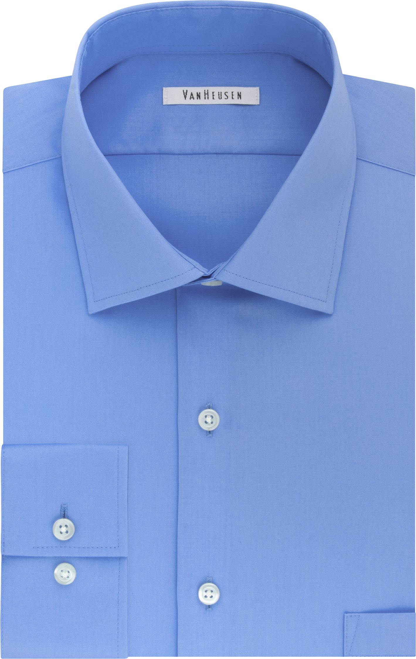 Van Heusen Flex Collar Blue Frost Regular Fit Dress Shirt - Men's Sale ...