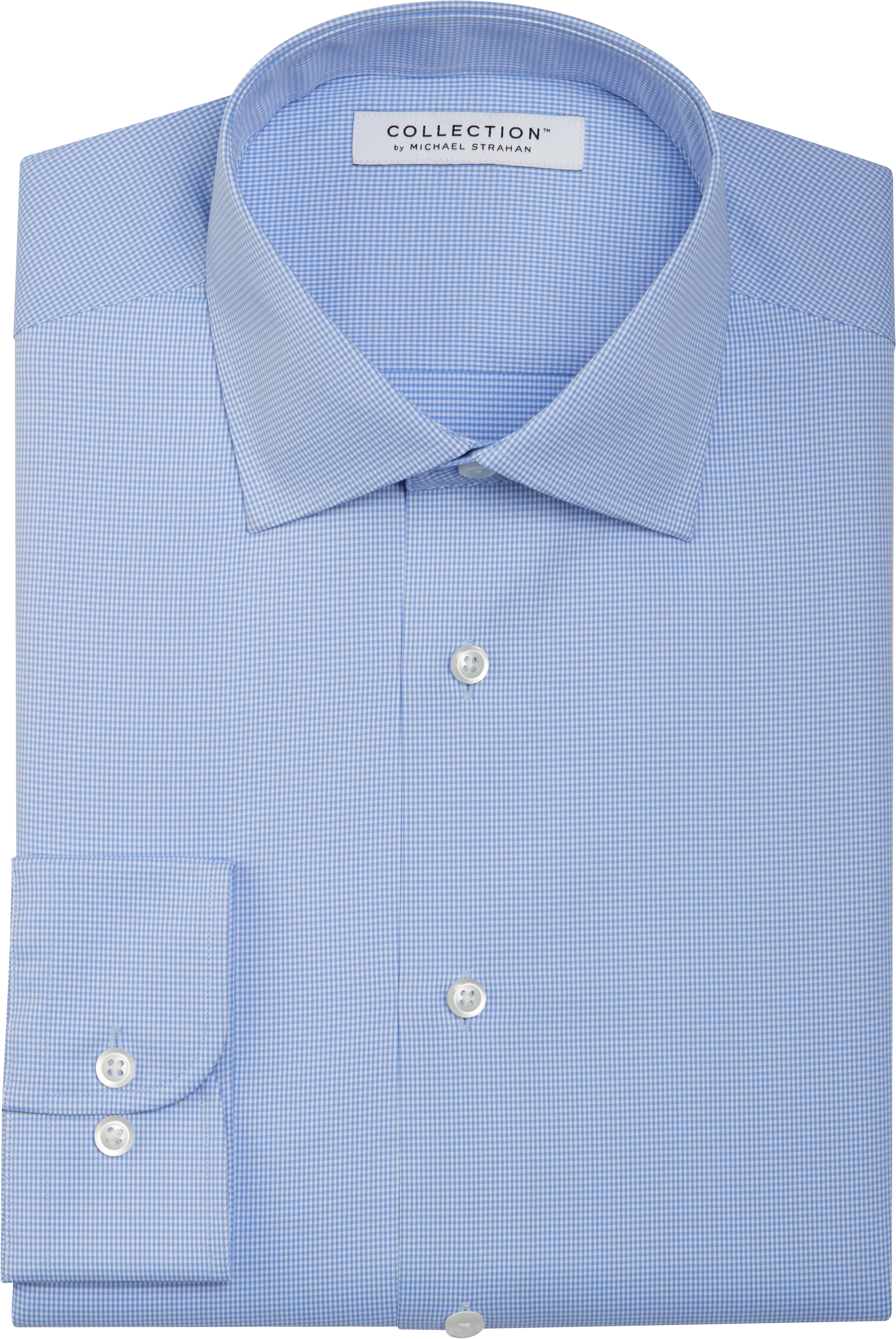 Collection By Michael Strahan Active Wear Classic Fit Dress Shirt, Blue ...