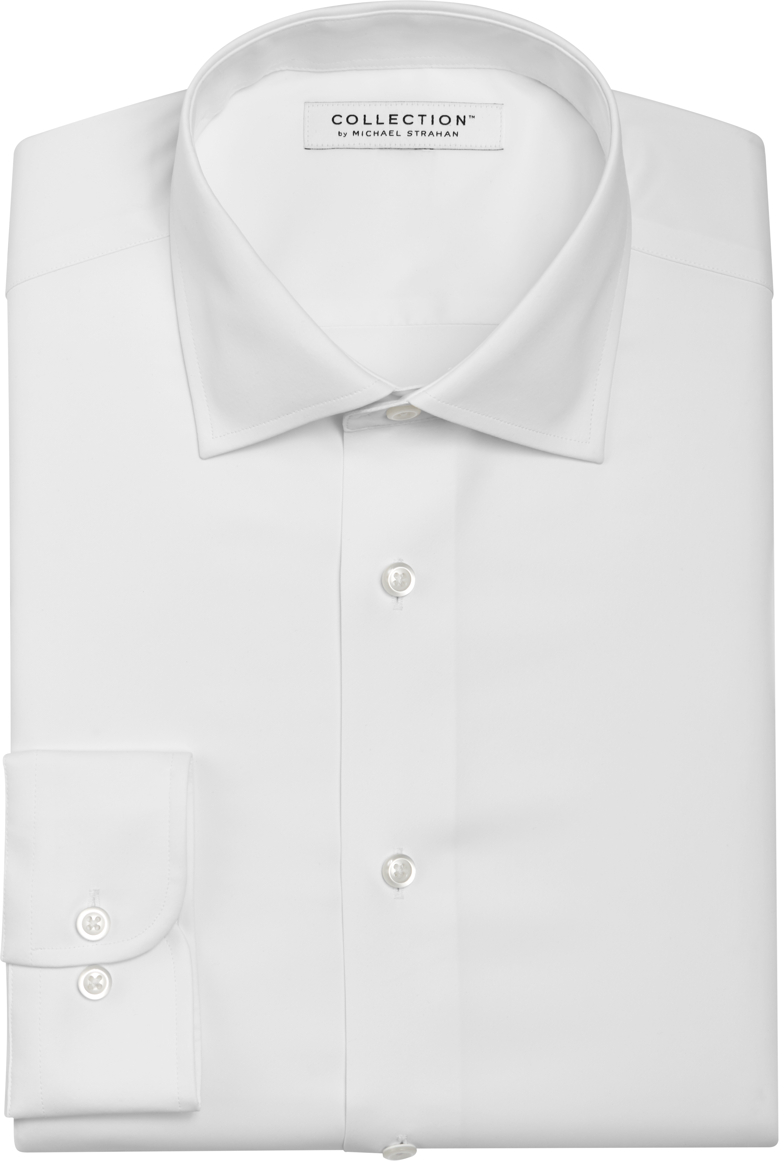 Michael Strahan Active Wear Classic Fit Dress Shirt, White - Men's Sale ...
