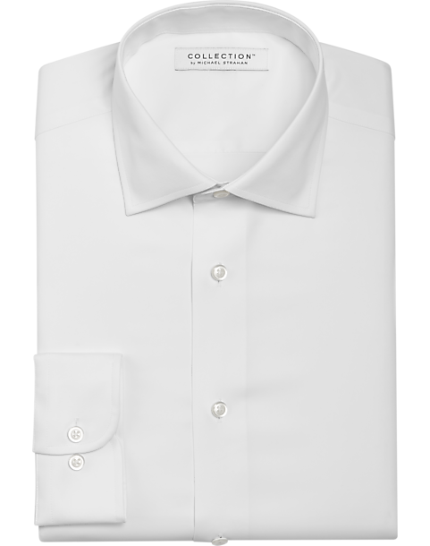 Michael Strahan Active Wear Classic Fit Dress Shirt, White - Men's Sale ...