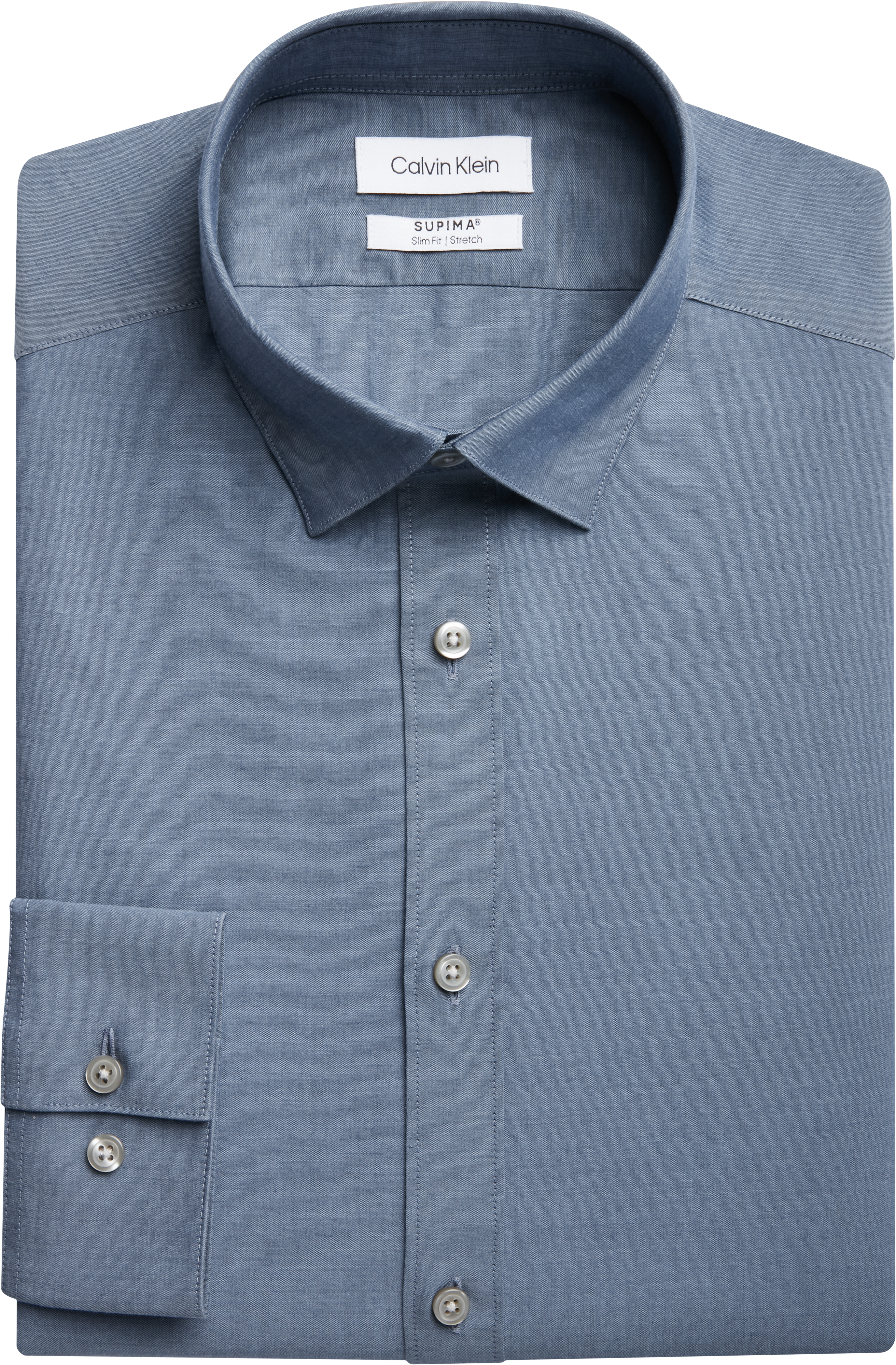 Klein Slim Fit Dress Shirt, Blue - Men's Featured | Men's Wearhouse