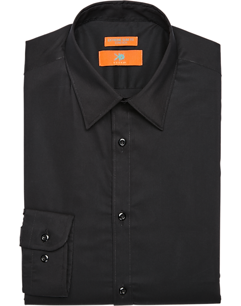Egara Skinny Fit Dress Shirt, Black - Men's Suits | Men's Wearhouse