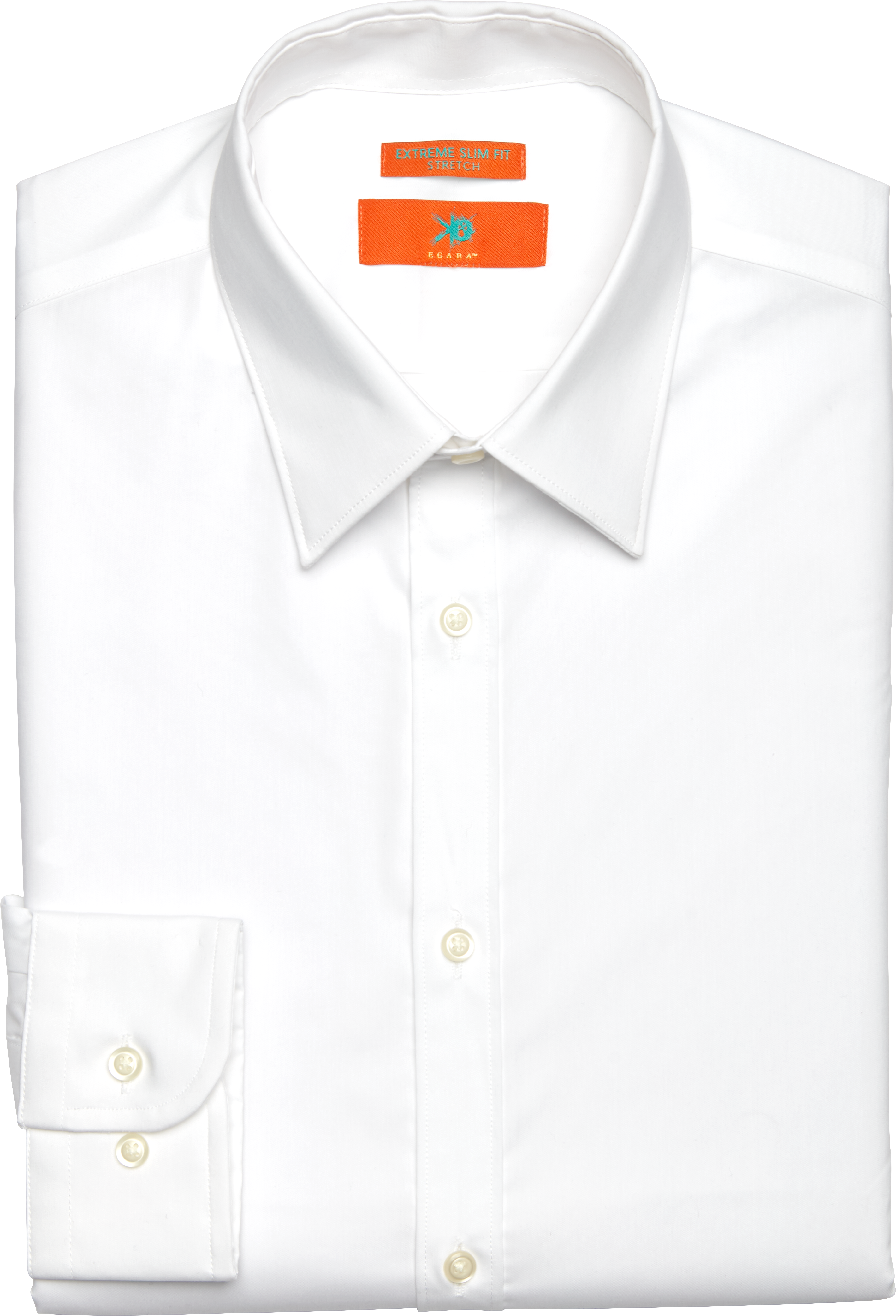 Skinny white cheap dress shirt