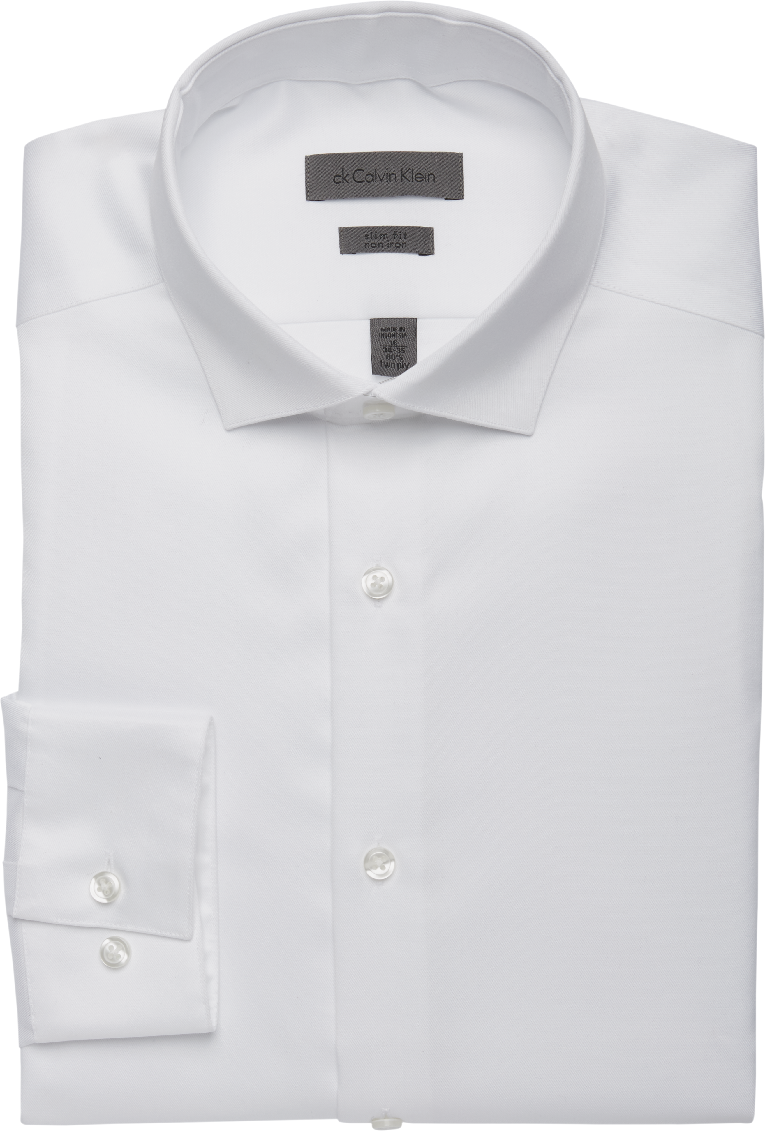 crisp white dress shirt