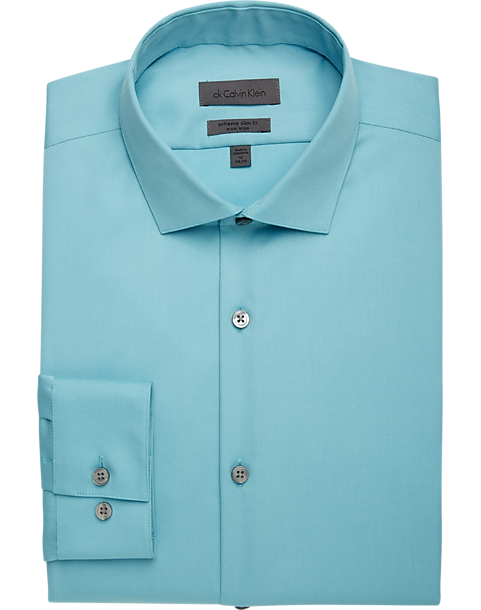 Calvin Klein Light Blue Extreme Slim Fit Dress Shirt - Men's Sale | Men