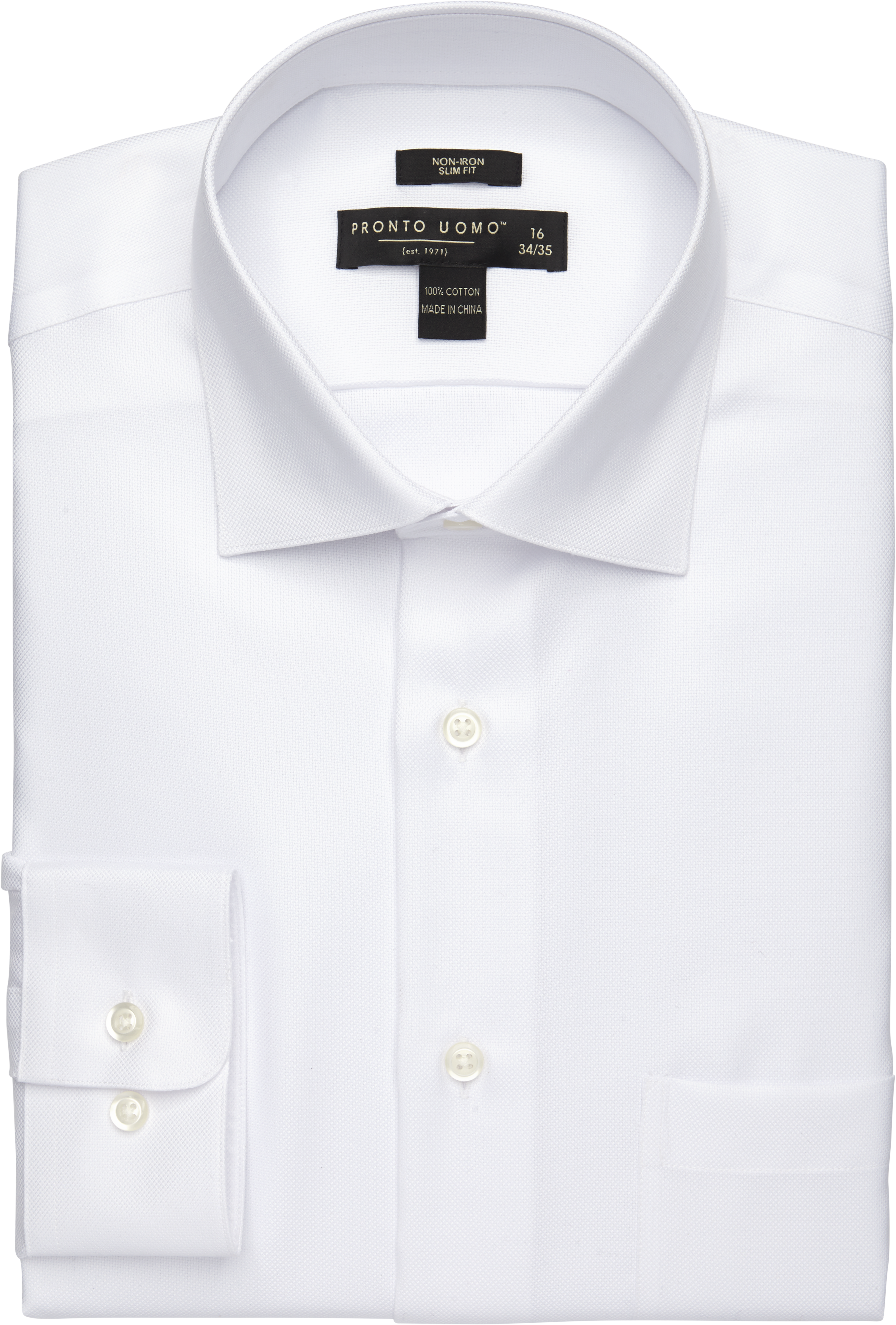 Initiatief complicaties Begroeten Pronto Uomo Slim Fit Queen's Oxford Dress Shirt, White - Men's Featured |  Men's Wearhouse