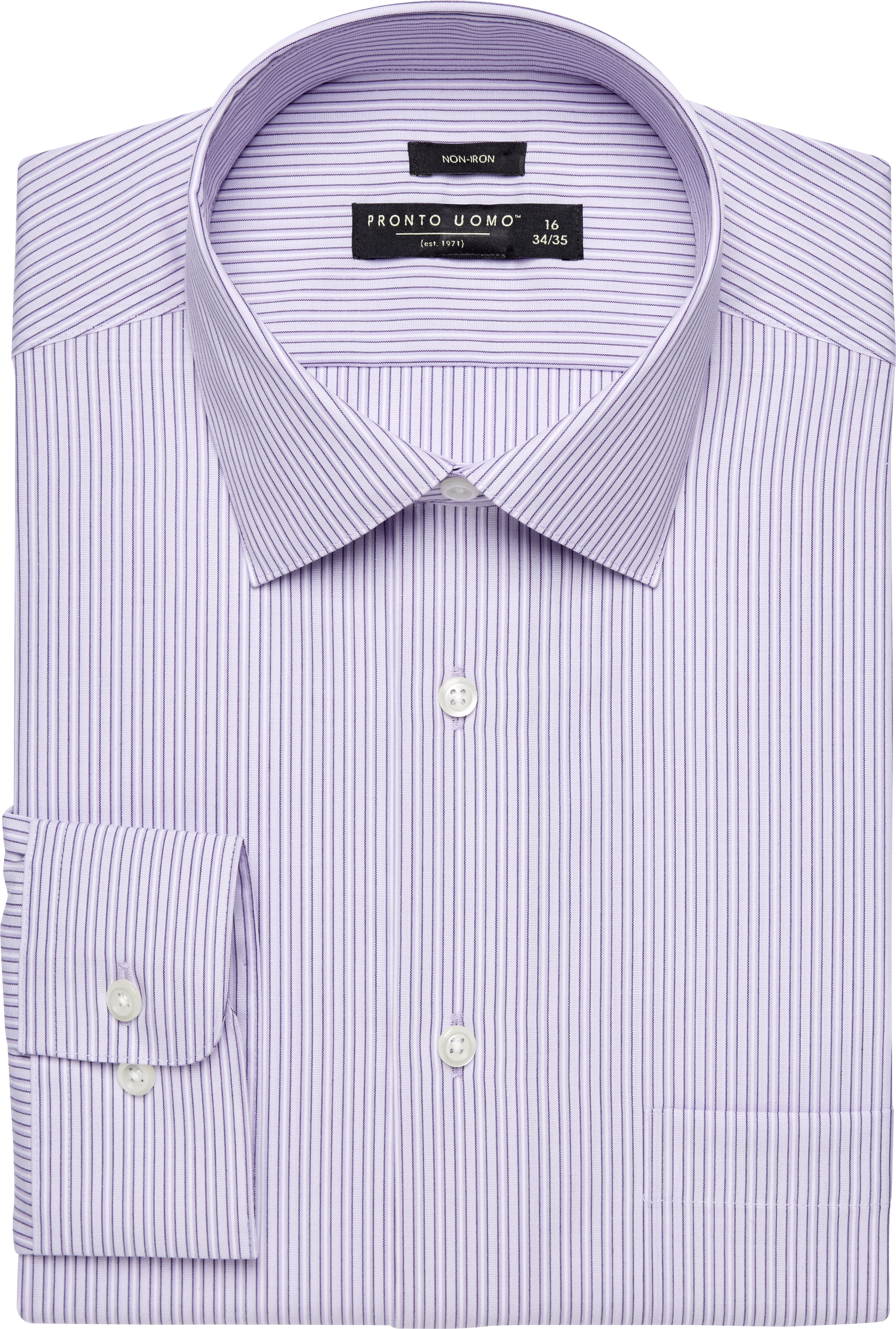 Pronto Uomo Lavender Stripe Dress Shirt - Men's Sale | Men's Wearhouse