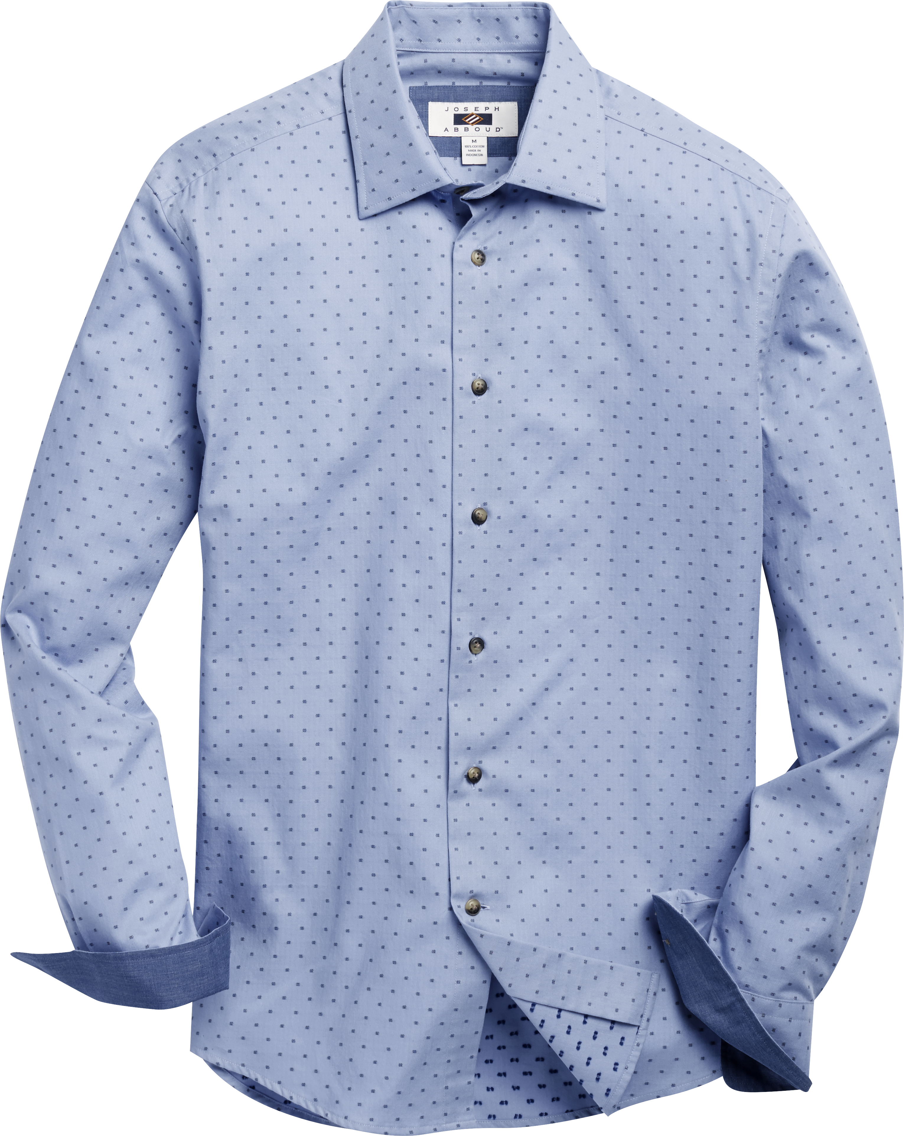 blue dot shirt mens