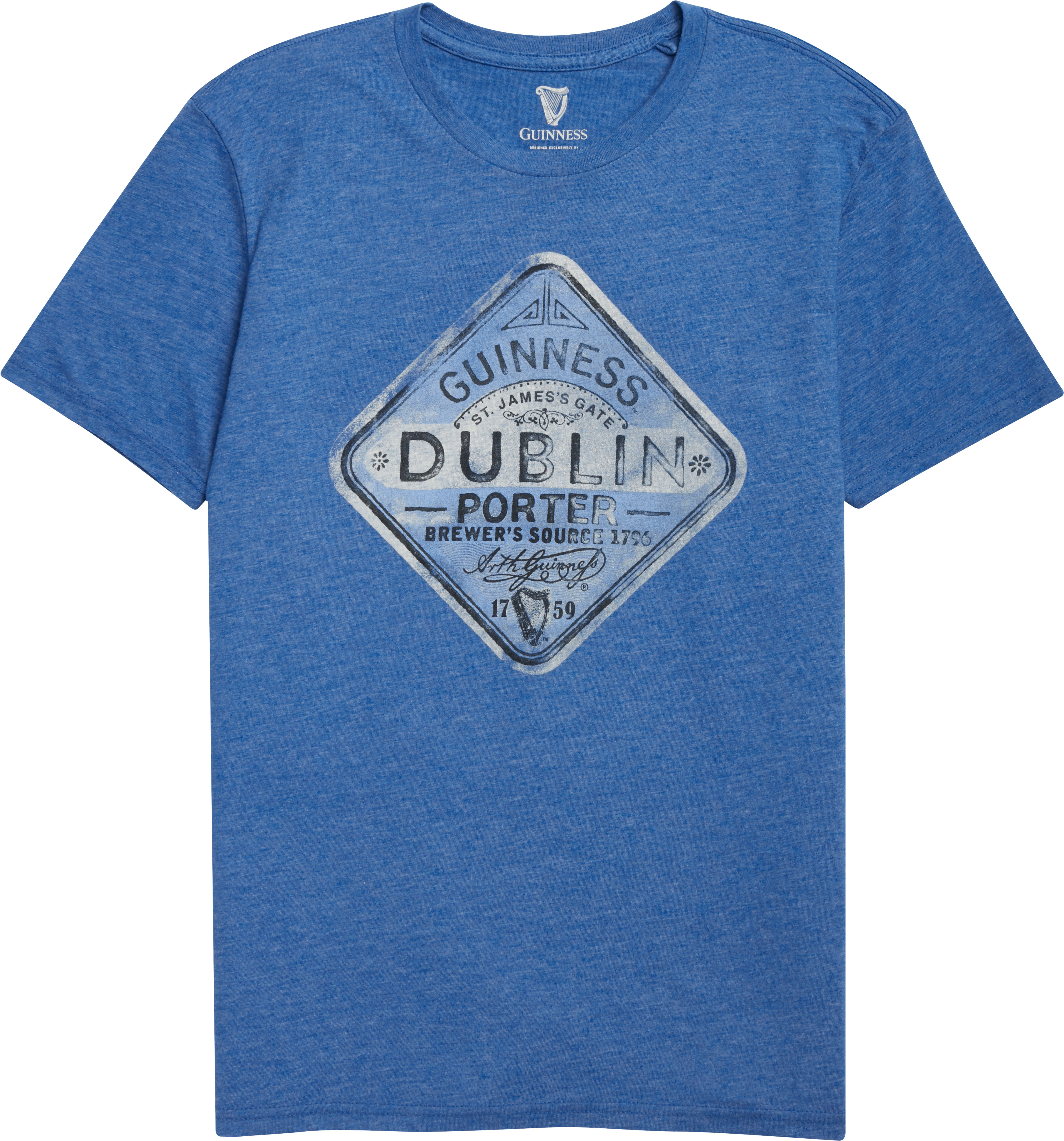 Lucky Brand Blue Guinness T-Shirt - Men 