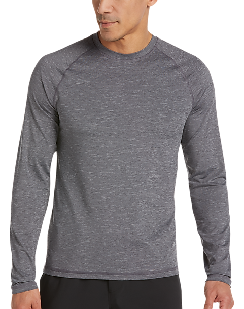 Joseph Abboud Charcoal Long Sleeve Activewear Shirt - Men's Sale | Men ...