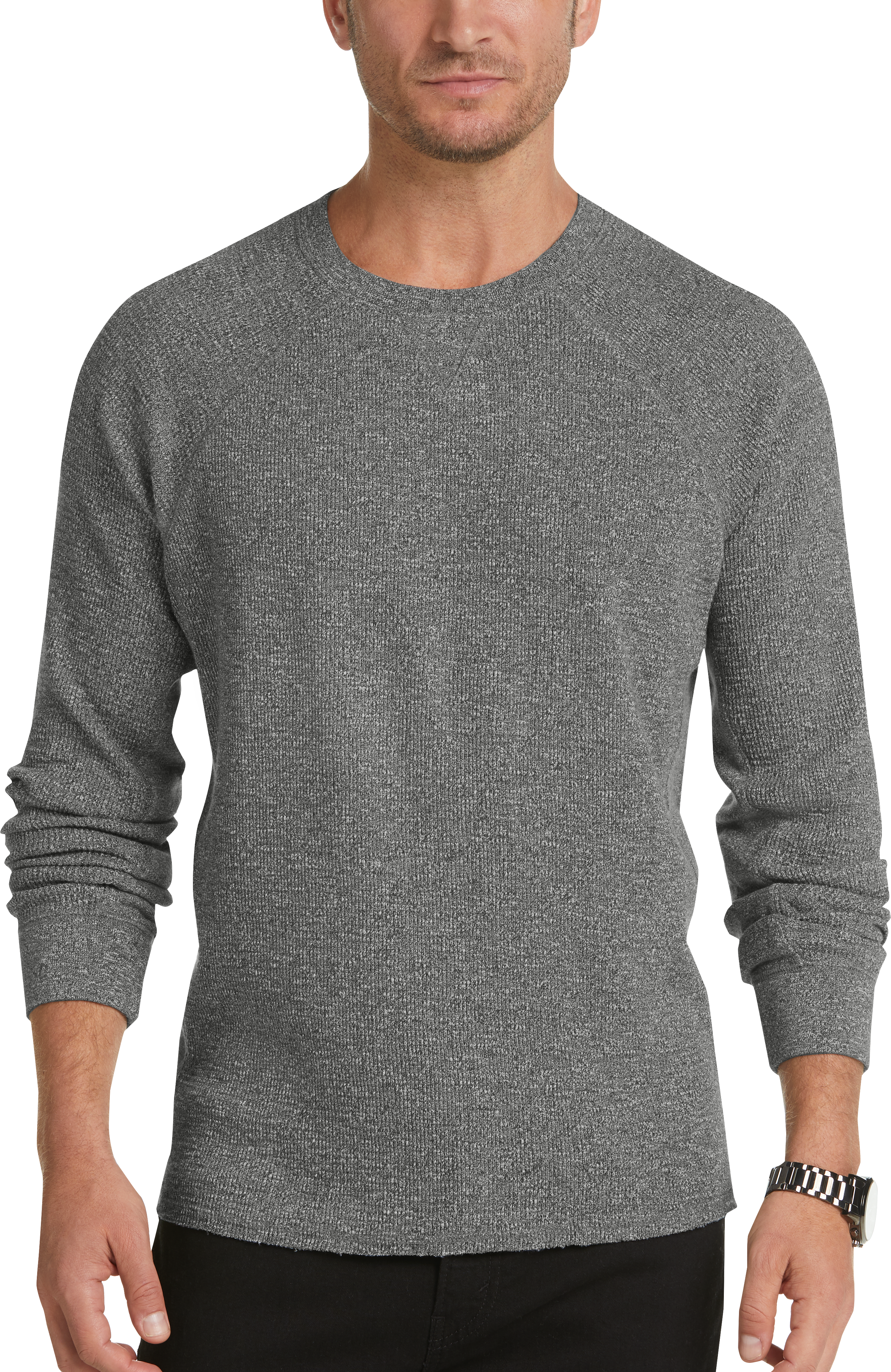 gray thermal shirt