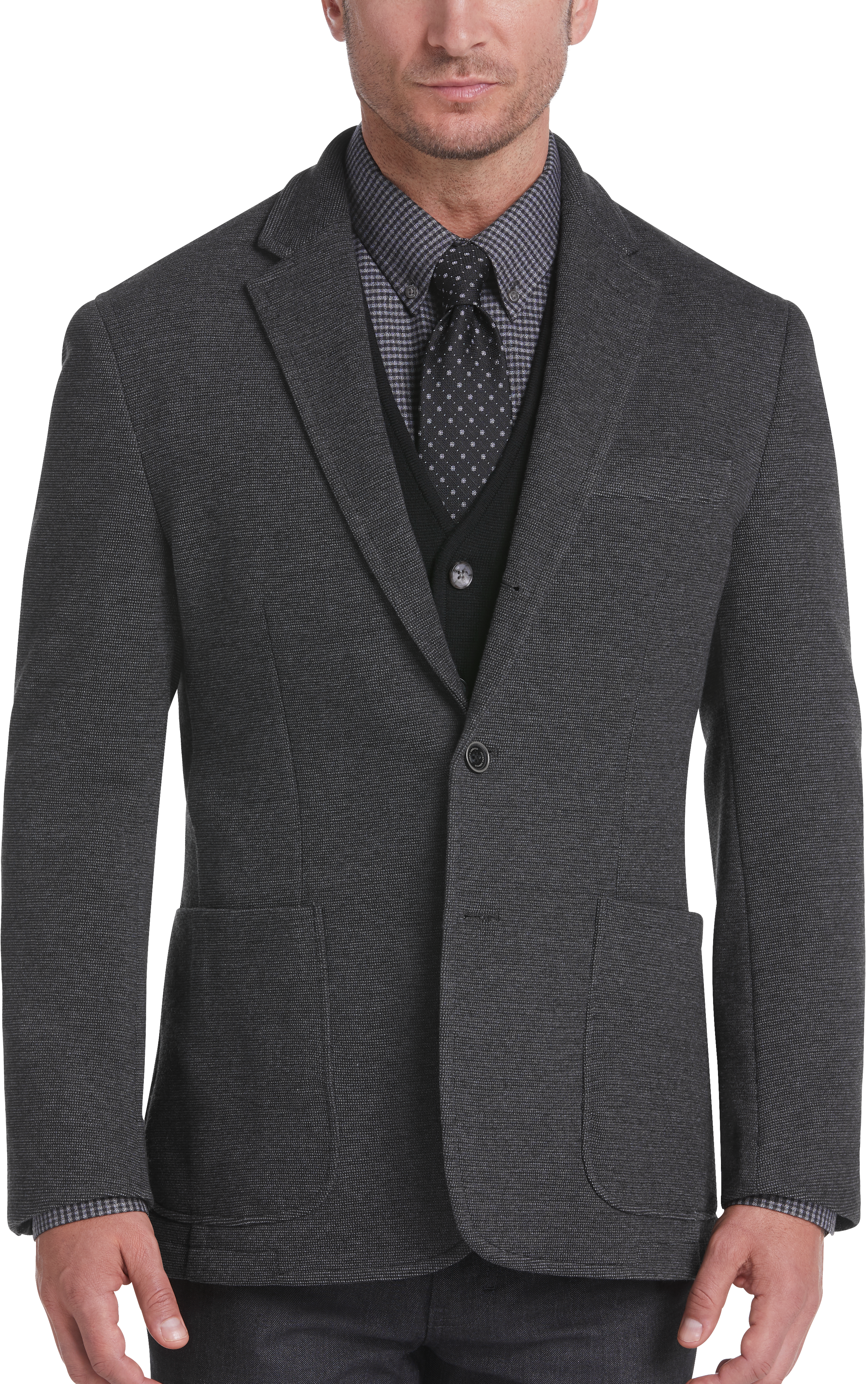 charcoal casual coats