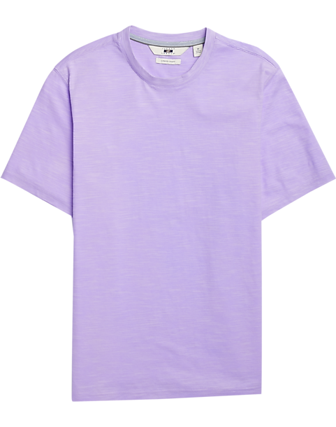 Joseph Abboud Lavender Short Sleeve Crew Neck Shirt