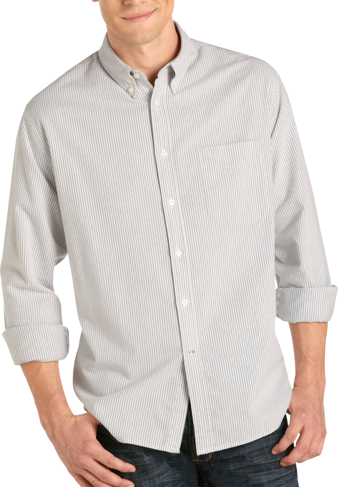 Dockers® Olive Stripe Button-Down Collar Woven Shirt - Men's Shirts ...
