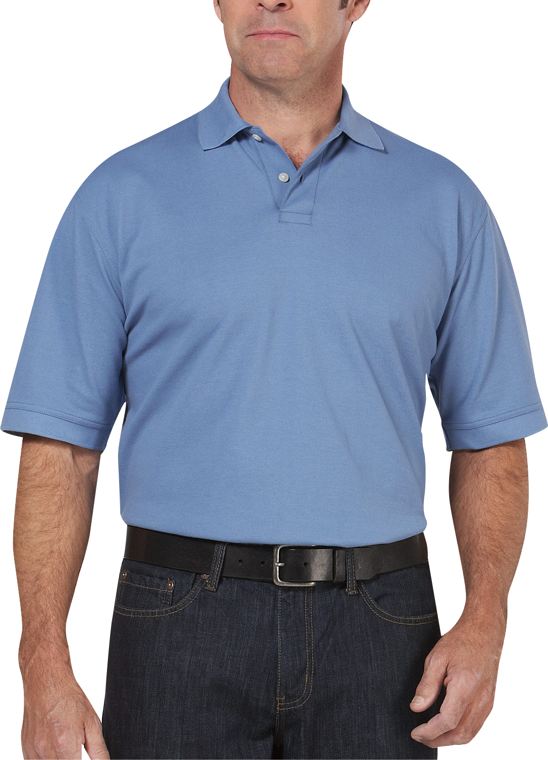 Joseph & Feiss Slate Blue Five Feature Pique Polo Shirt - Men's