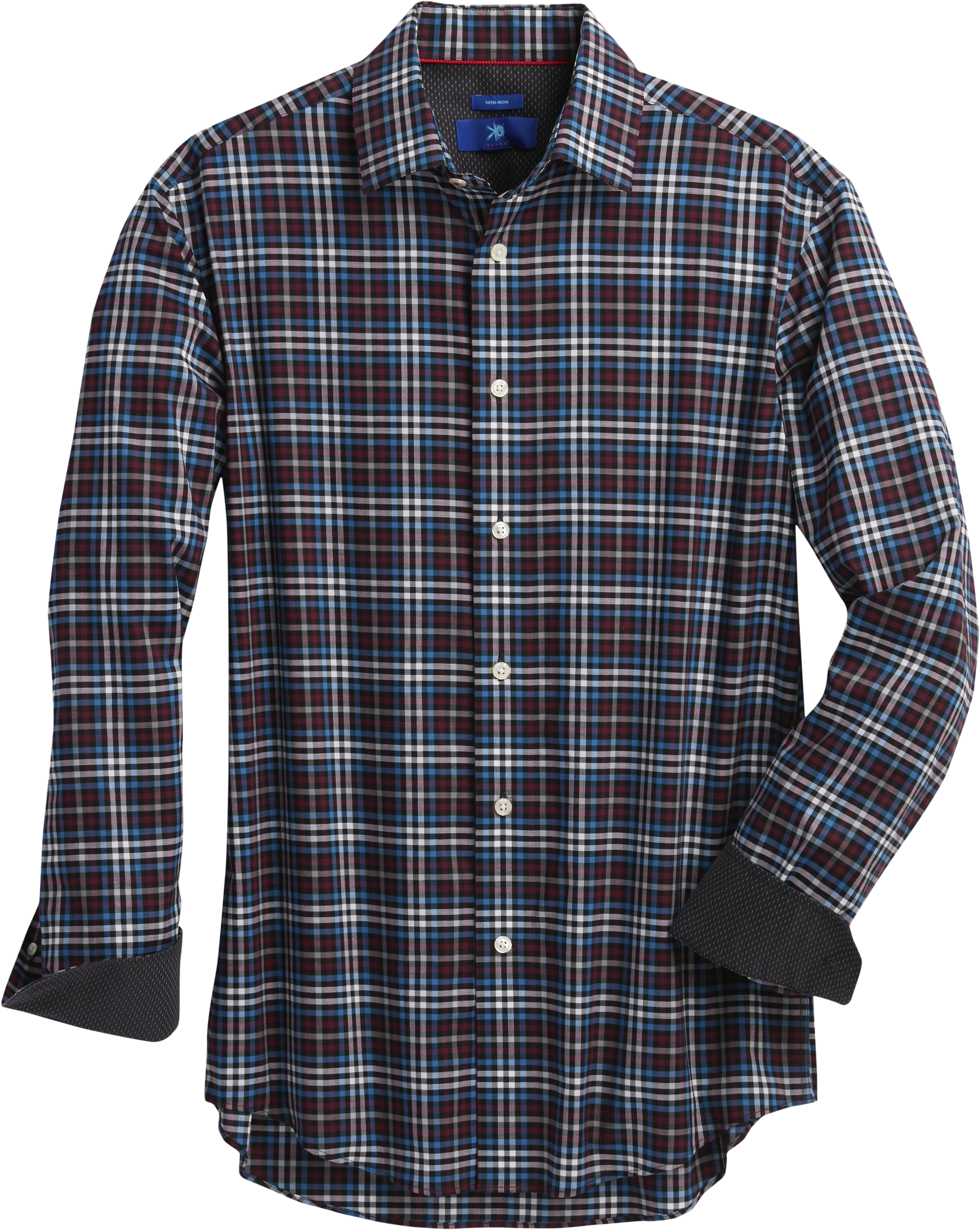 mens multi pattern shirt