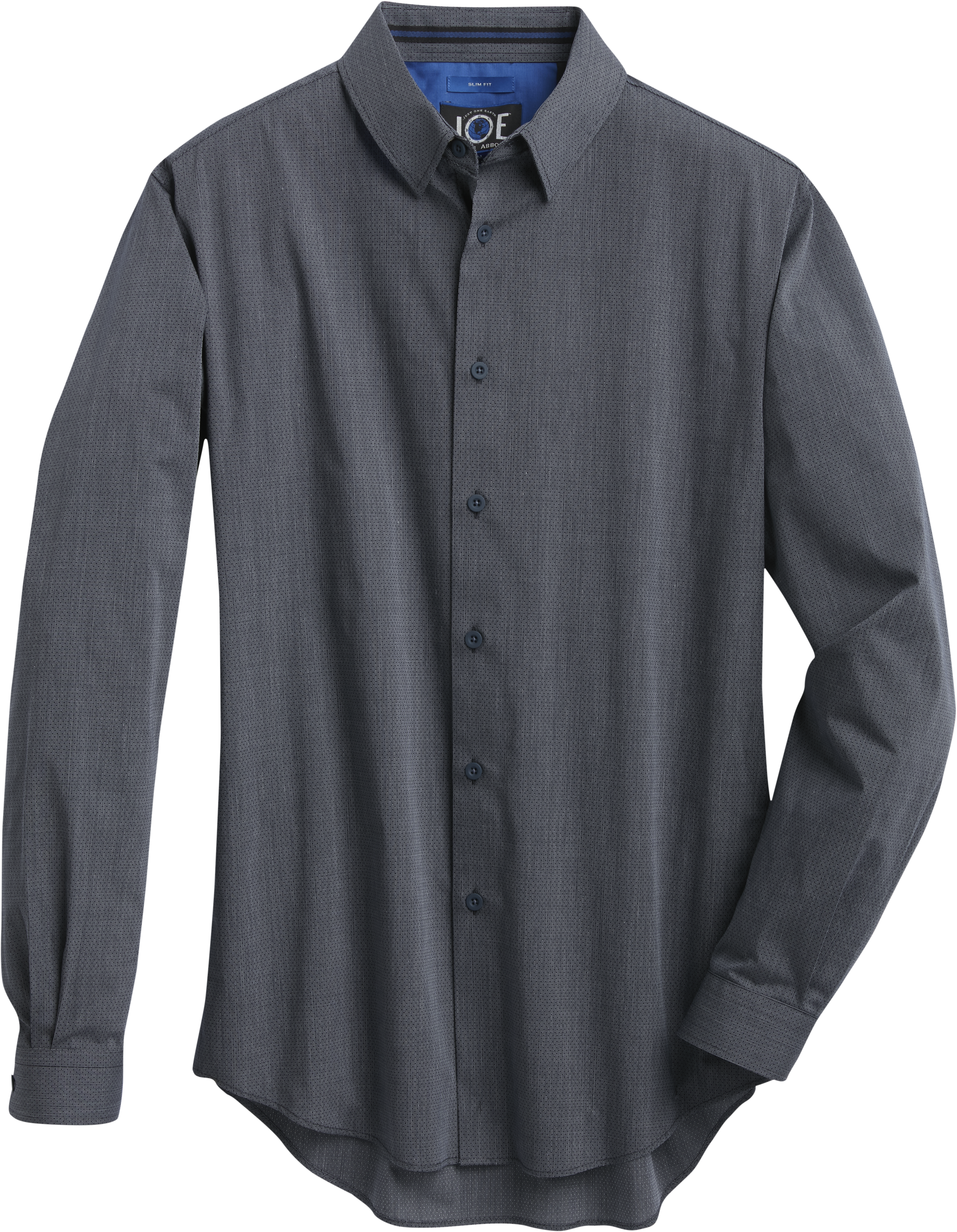 navy slim fit shirt