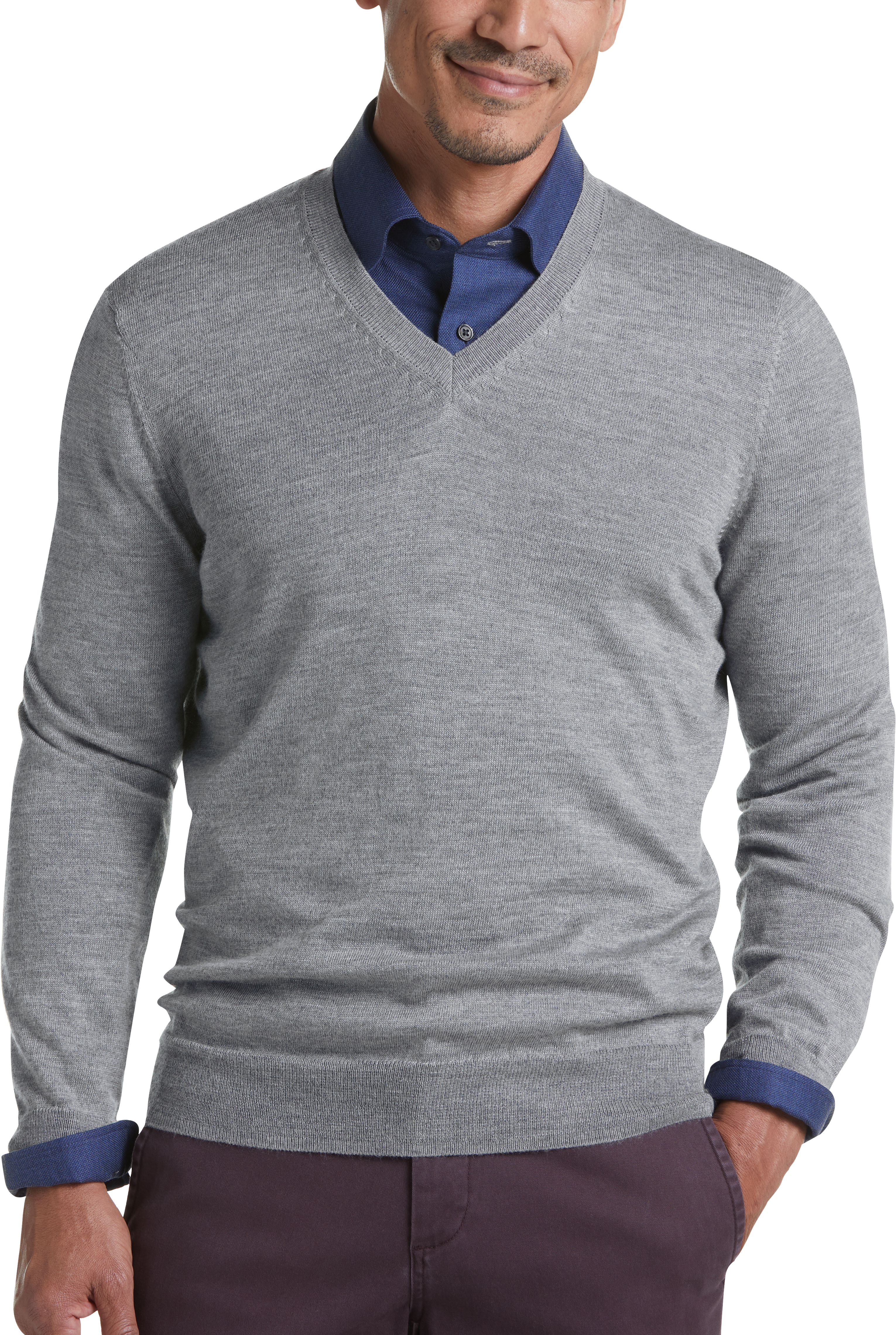 mens neck sweater