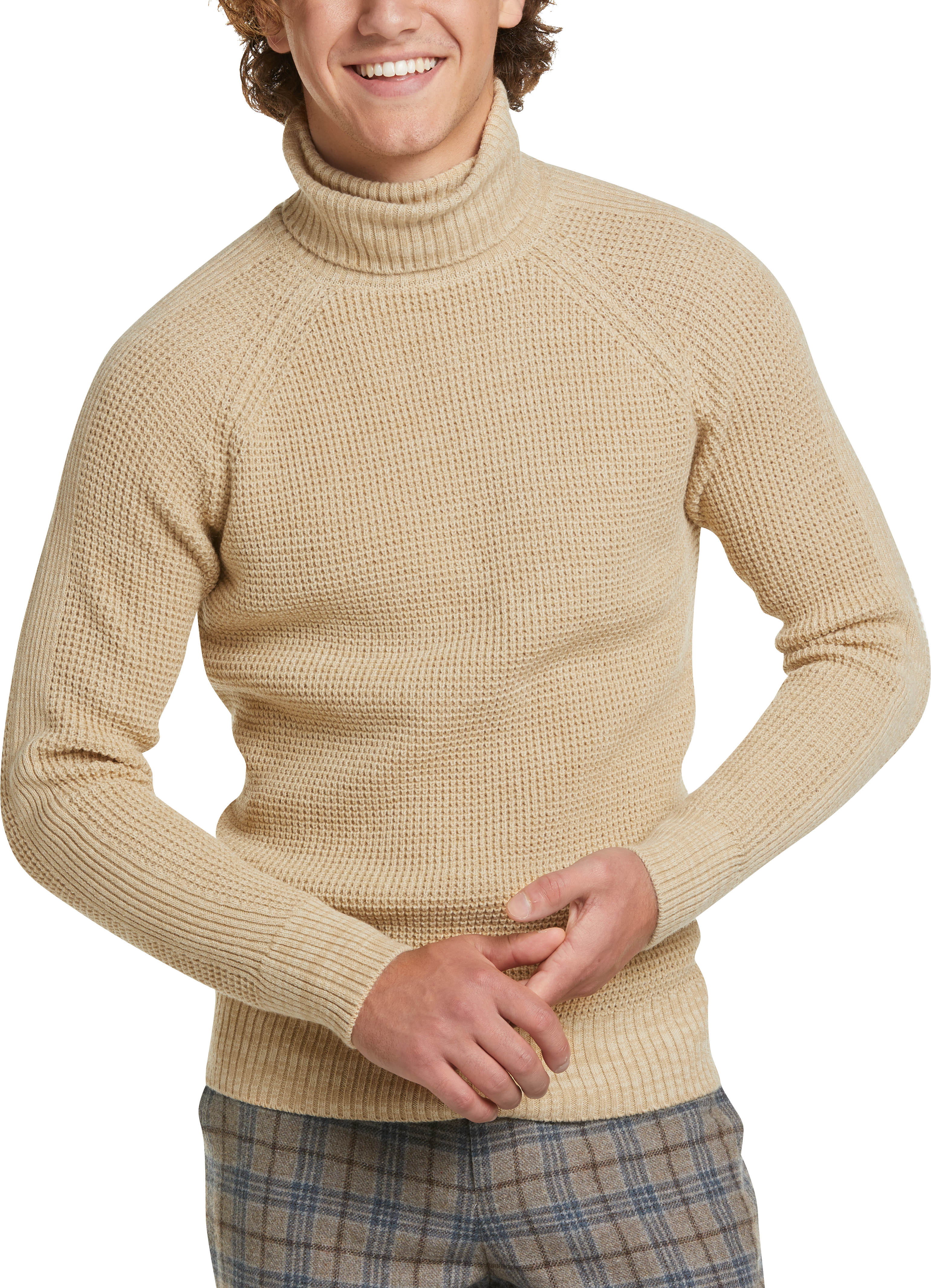 Paisley & Gray Slim Fit Turtleneck Sweater, Camel - Men's Sale | Men's ...