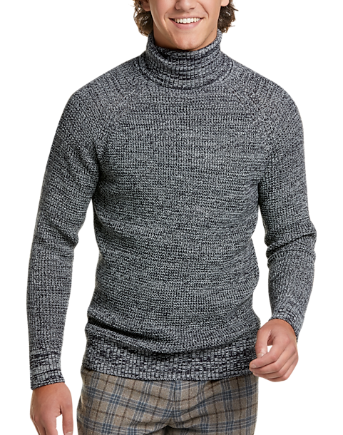 Paisley & Gray Slim Fit Turtleneck Sweater, Navy - Men's Sale | Men's ...