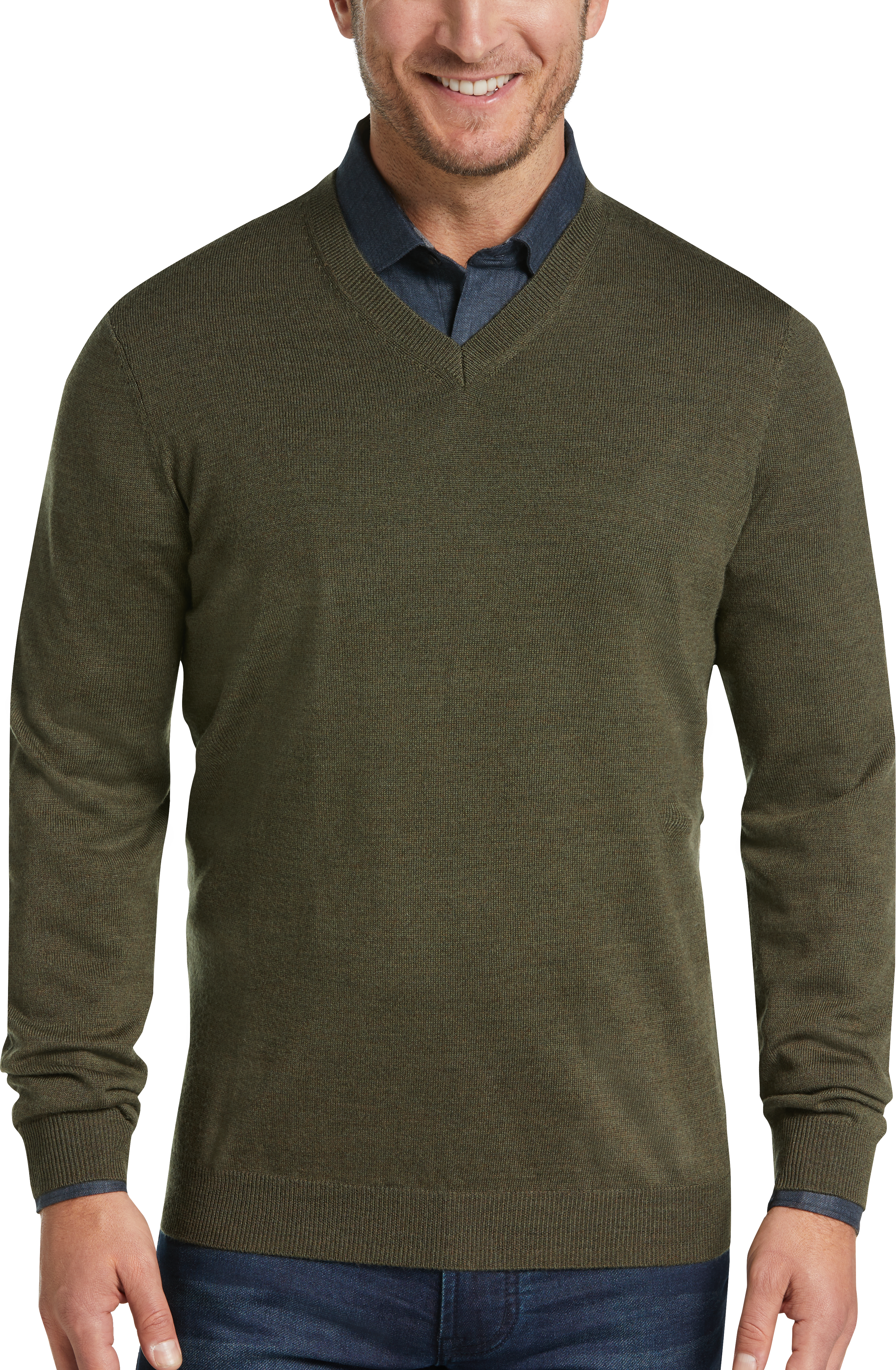 olive cardigan mens