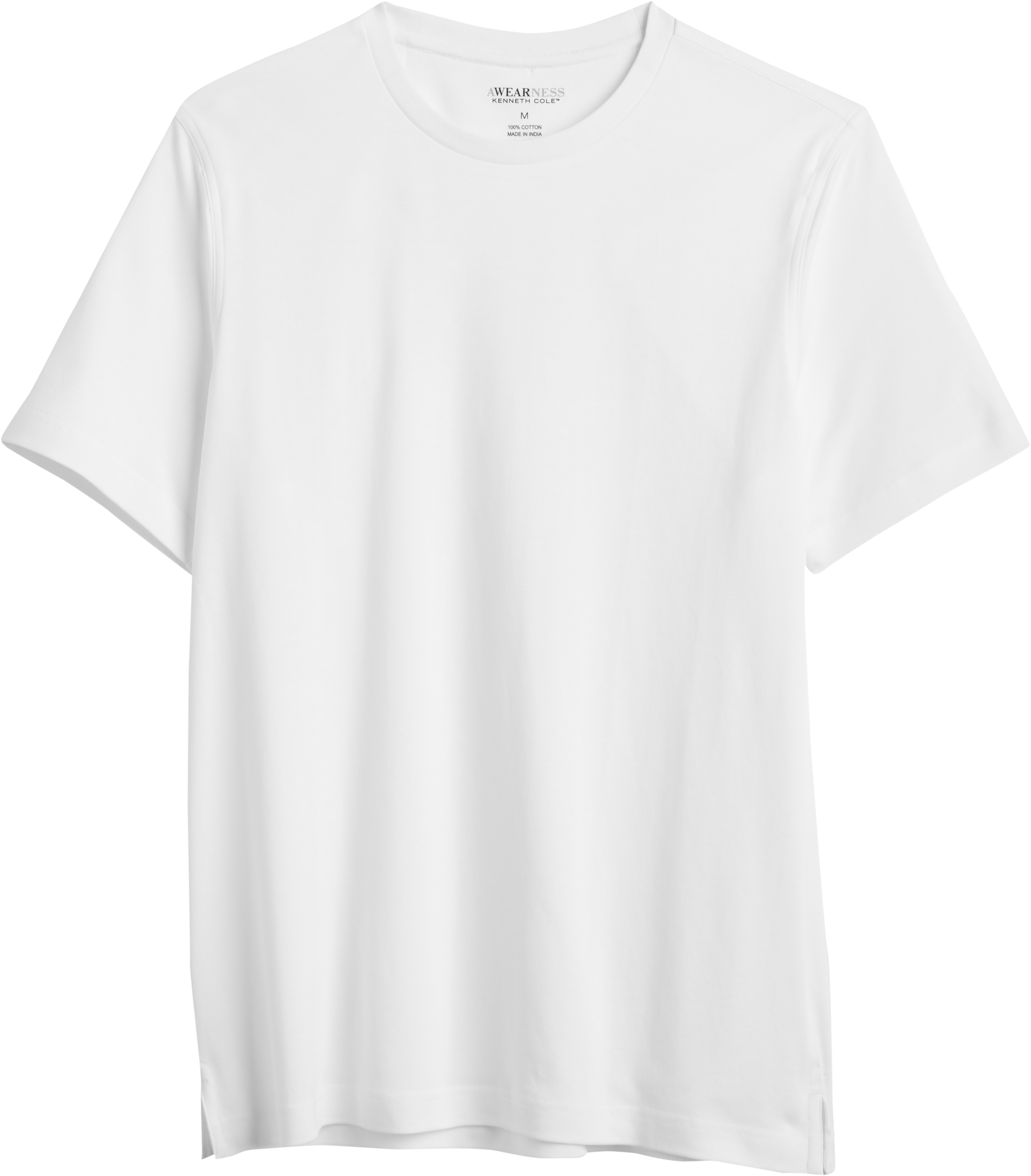 white crew neck shirt mens