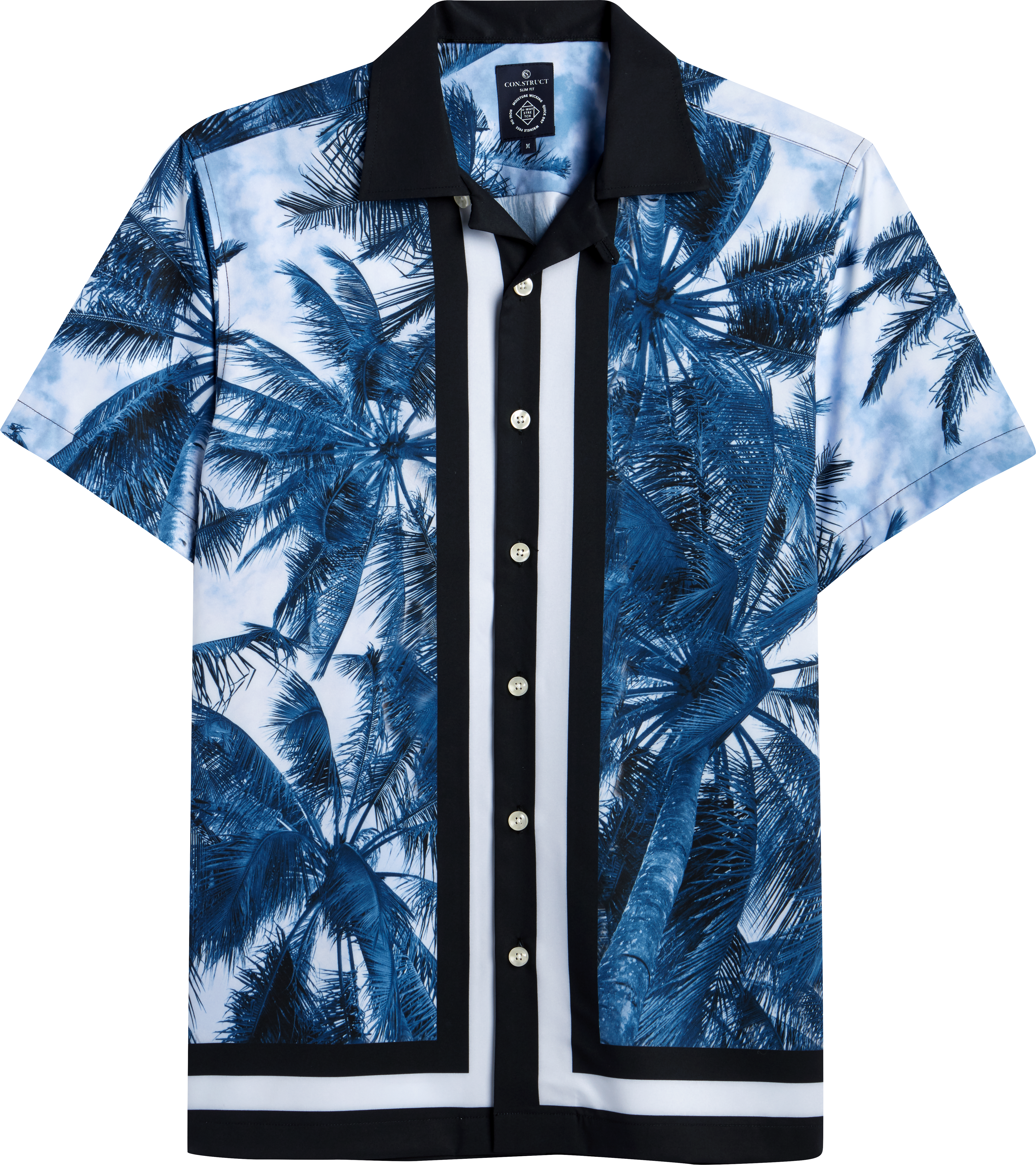 slim fit camp shirt