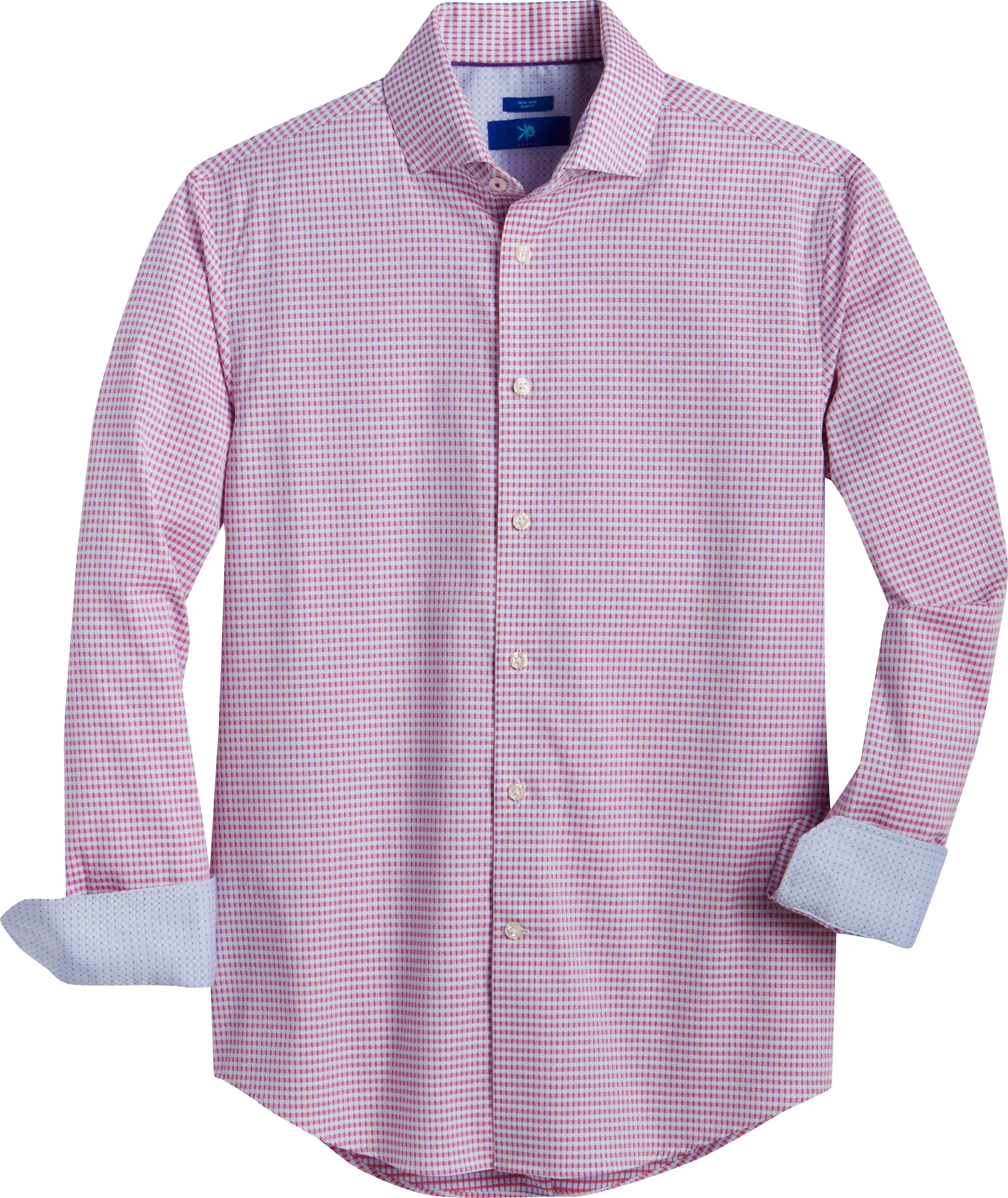 pink slim fit shirt