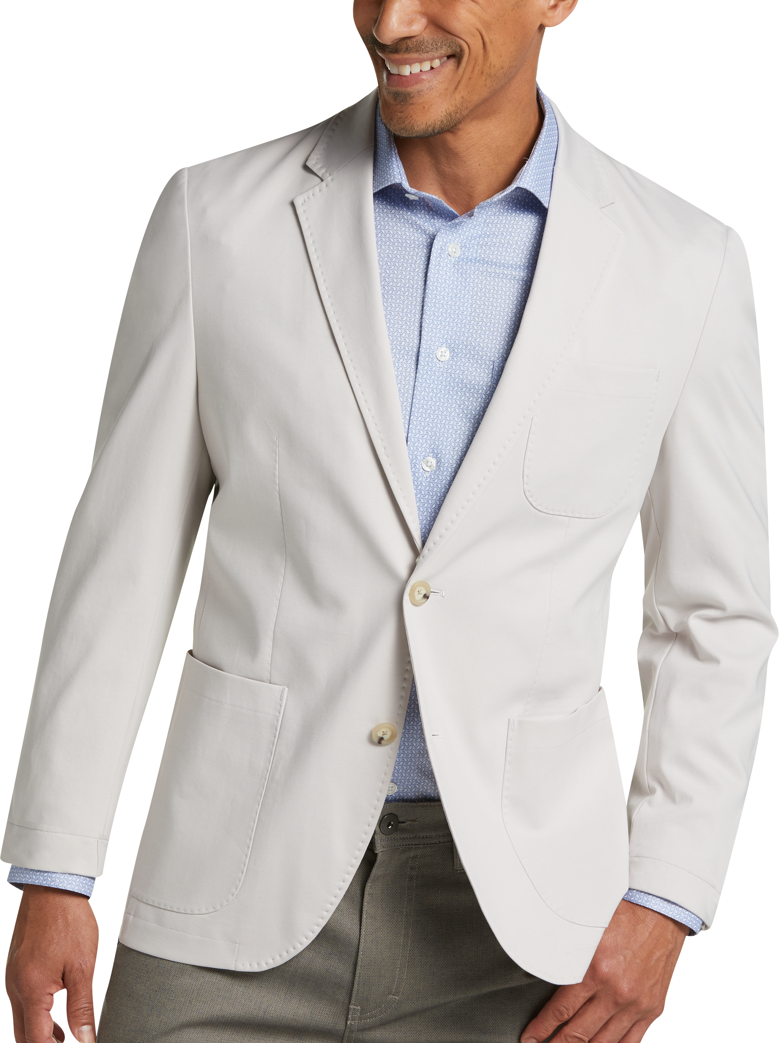 Joseph Abboud Stone Knit Casual Coat - Men's Sale | Men's Wearhouse