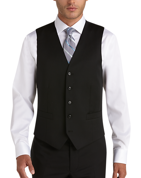 Joseph Abboud Black Modern Fit Suit Separates Vest - Men'S Suits | Men'S  Wearhouse