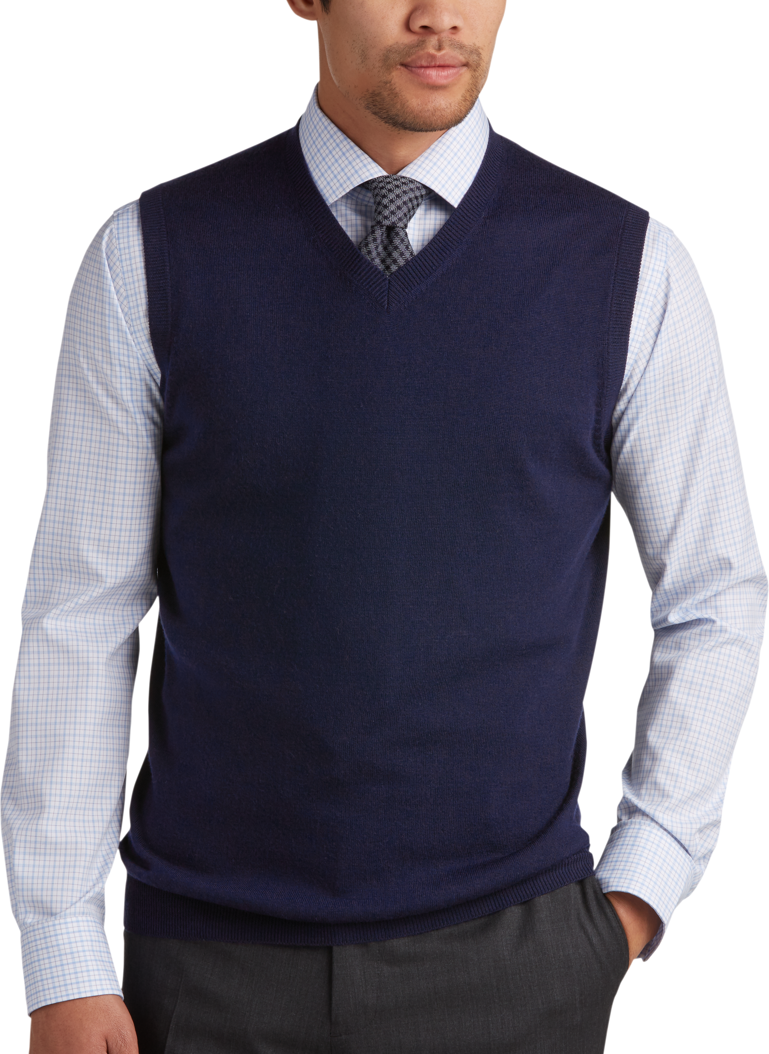 navy v neck sweater mens