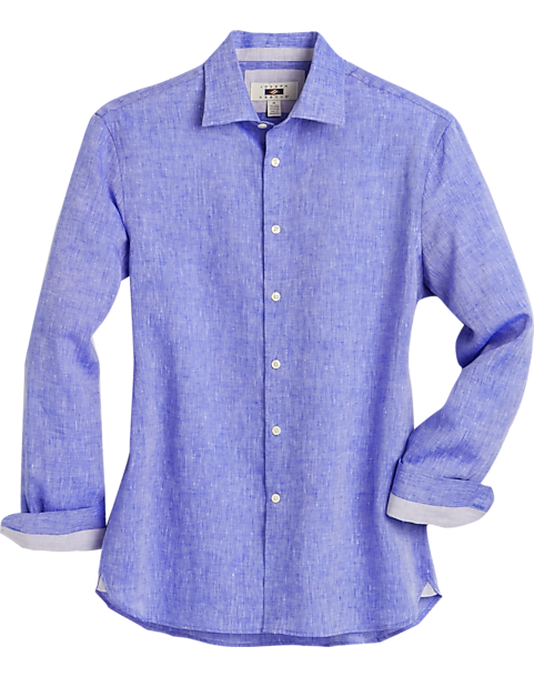 Joseph Abboud Blue Sport Shirt - Men's Sale | Men's Wearhouse
