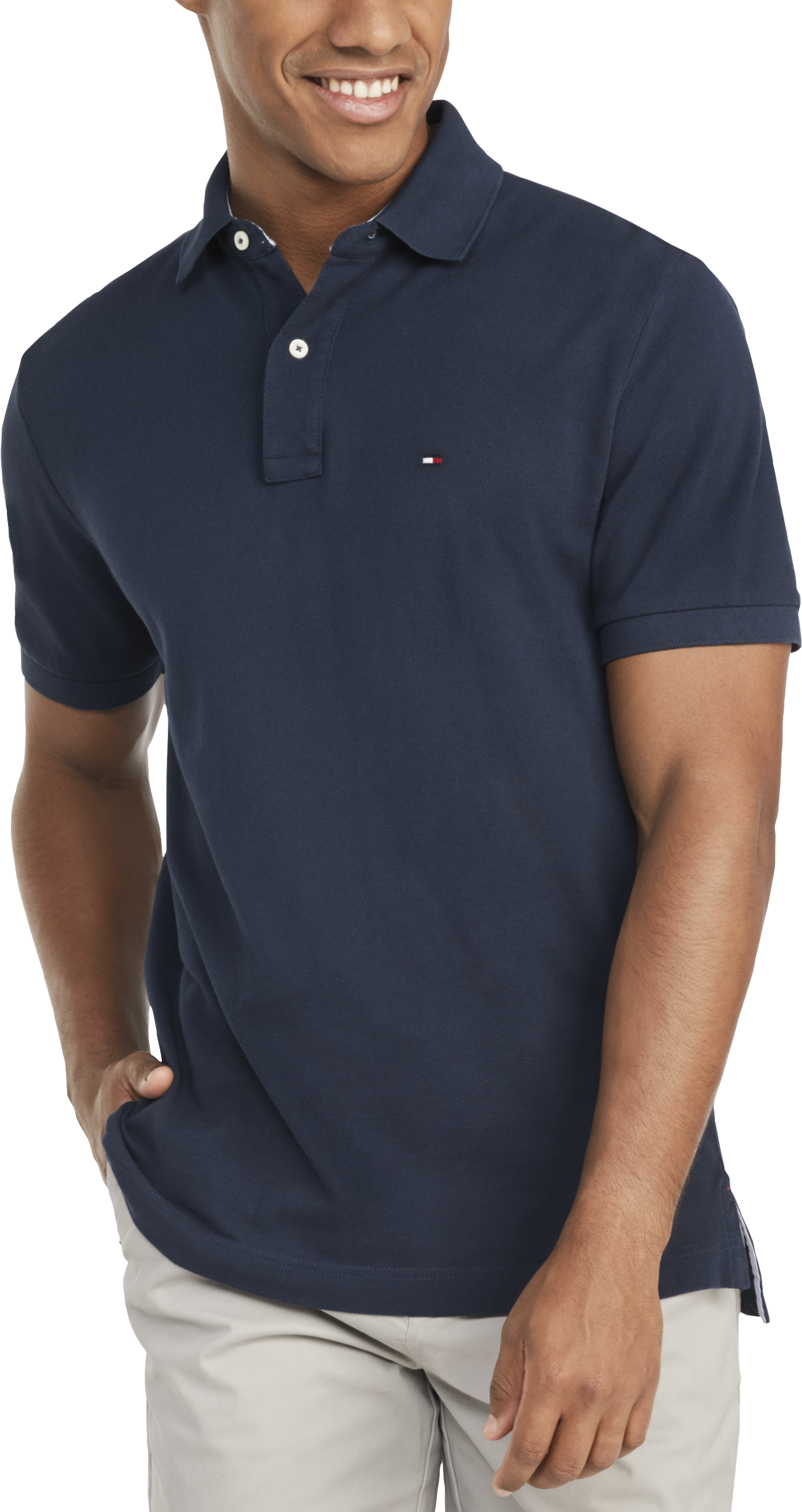 Tommy Hilfiger Navy Cotton Classic Fit 