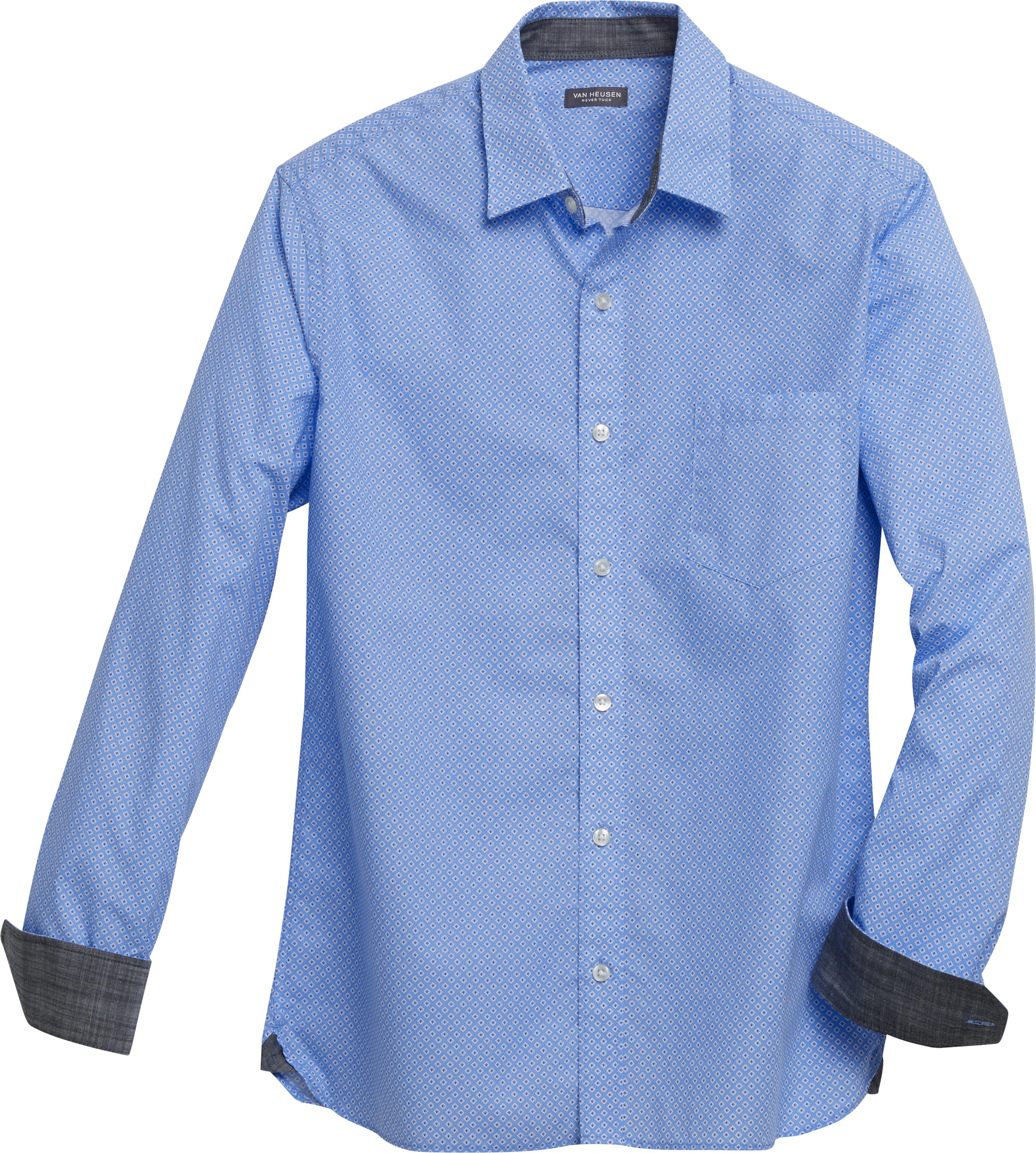 van heusen never tuck pants