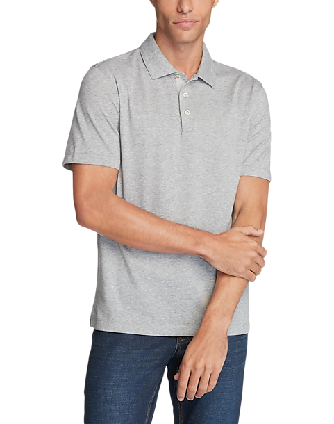 Van Heusen Slim Fit Polo T-Shirt (Gray)