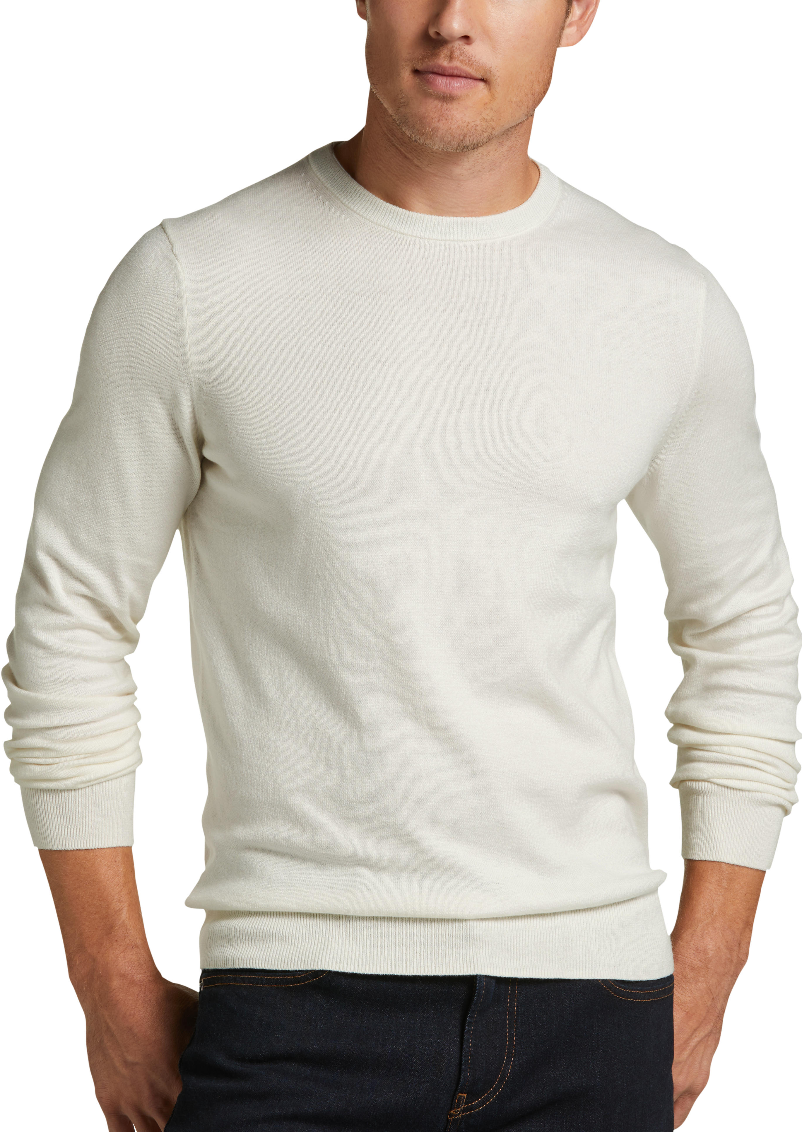 mens crew neck dress shirts