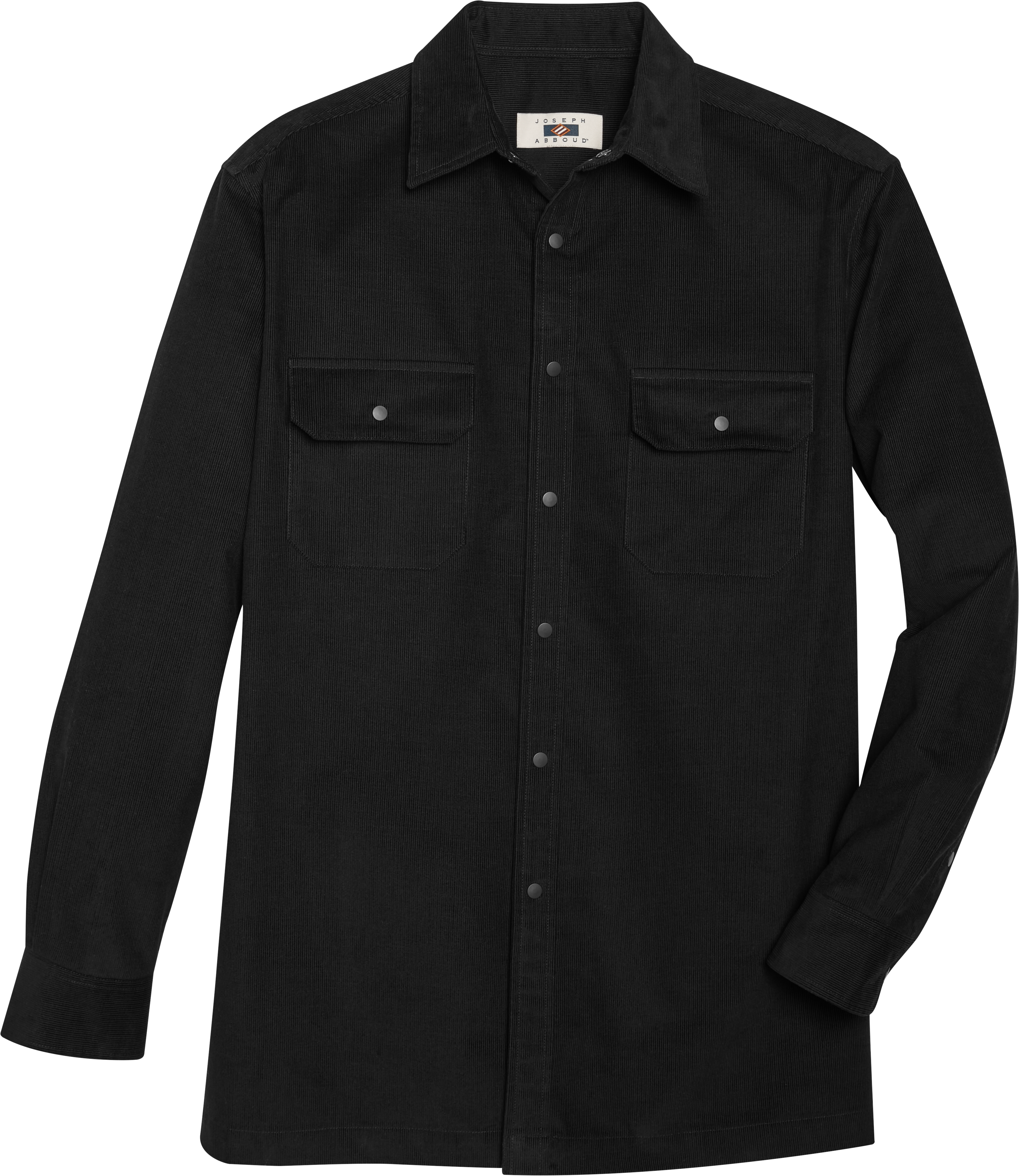 Joseph Abboud Modern Fit Corduroy Over Shirt, Black - Men's Sale | Men ...