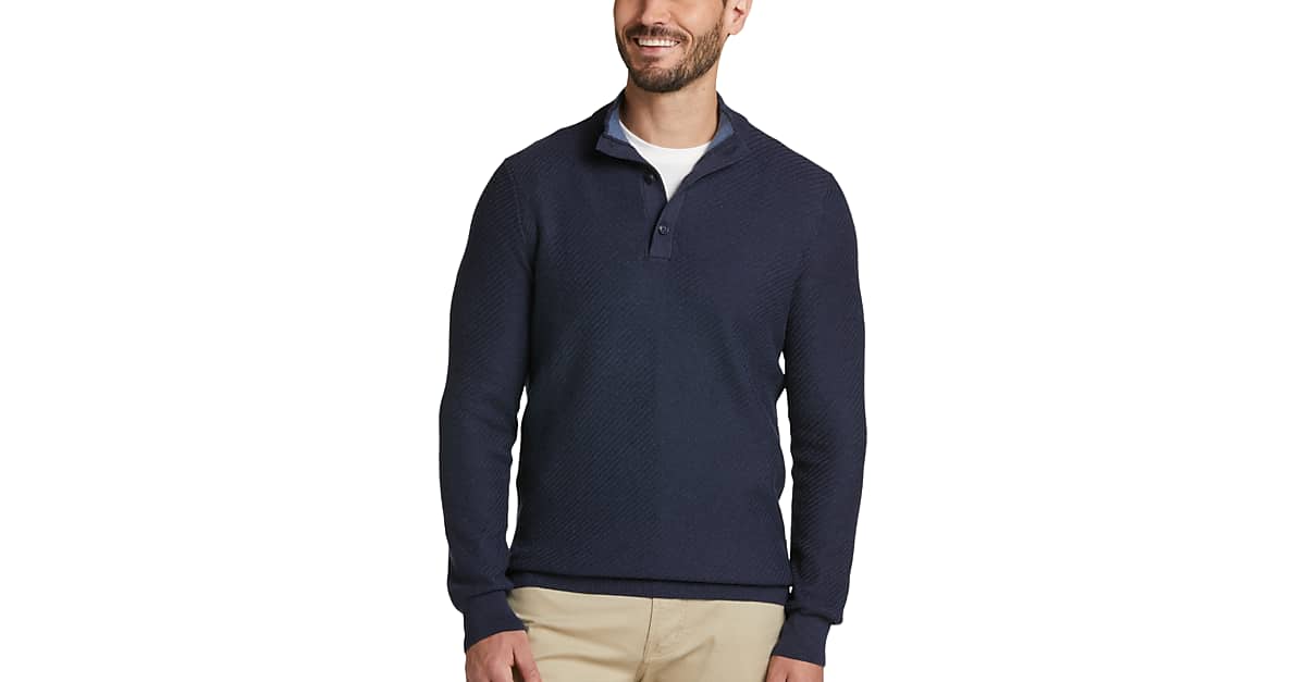 Men's Big & Tall Sweaters Cashmere, Turtlenecks in XL Men's Wearhouse